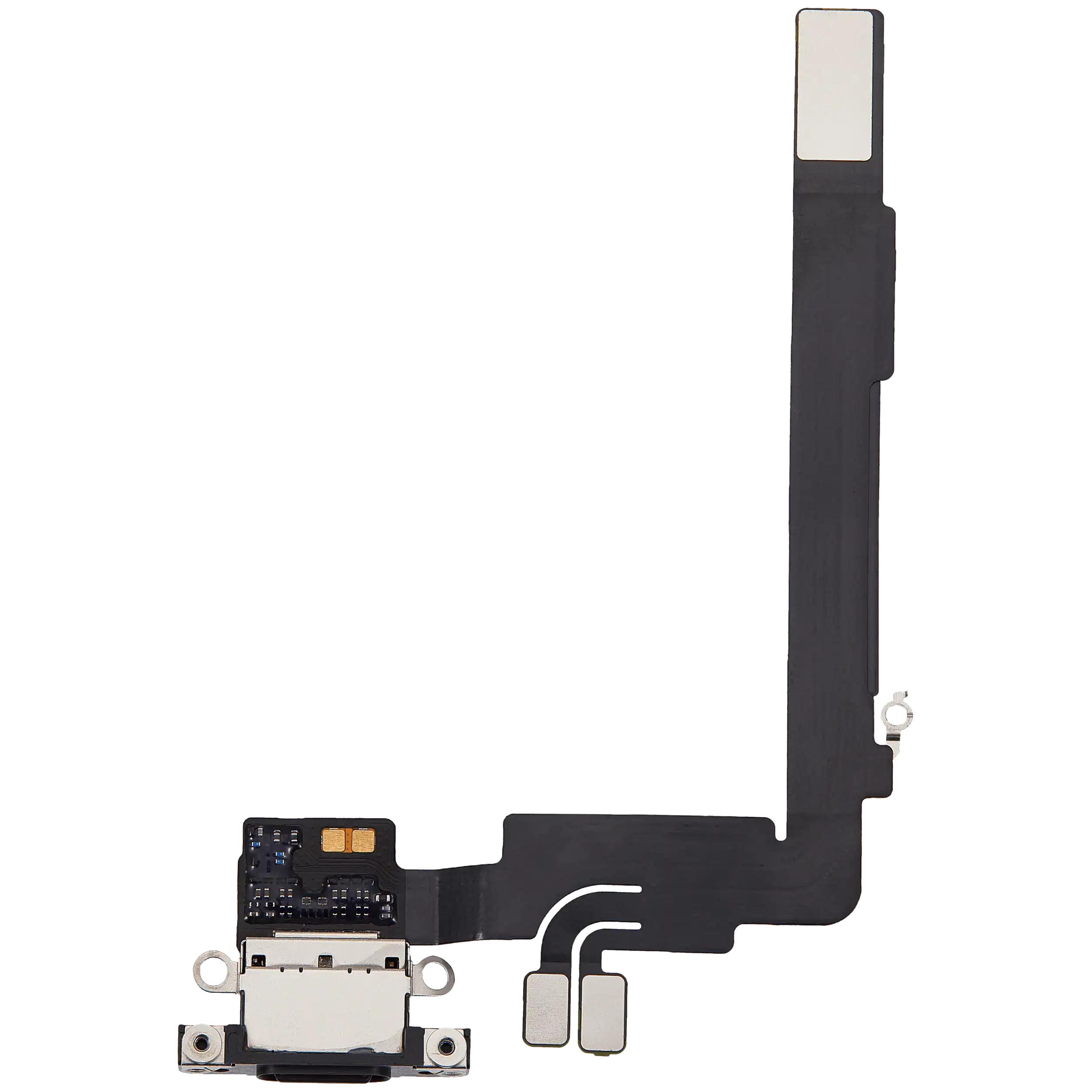 Ladebuchse Flex Cable für iPhone 16 Pro Max (gebrauchter OEM-Ausbau) (Schwarz Titanium)