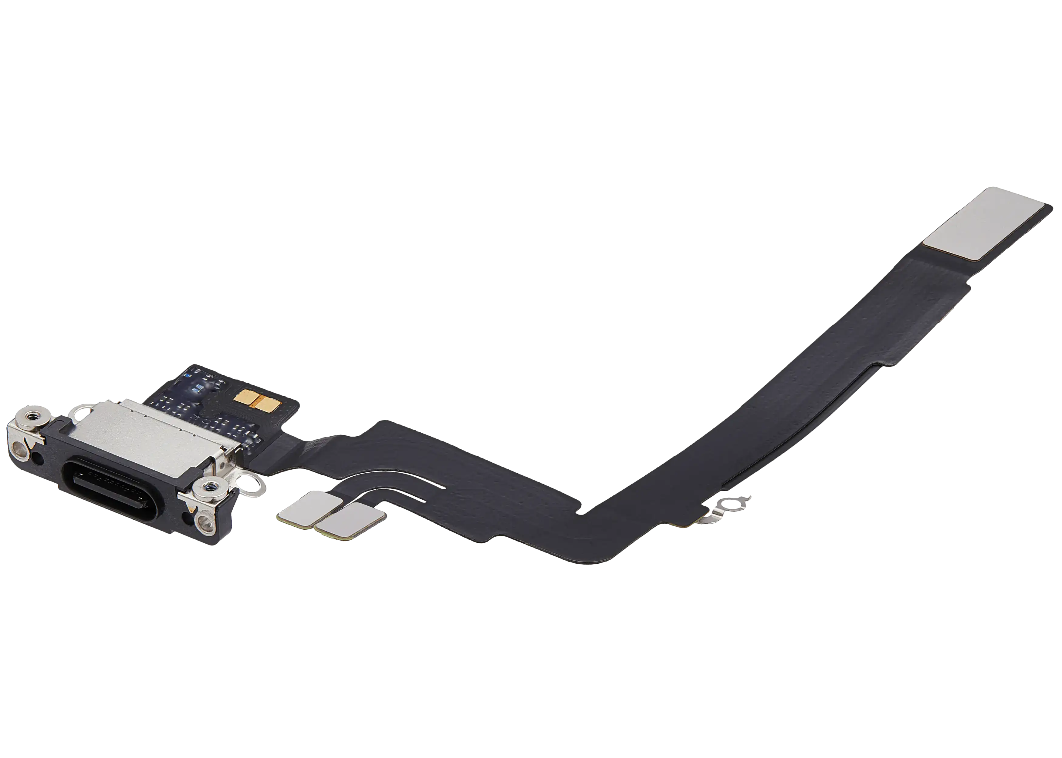 Ladebuchse Flex Cable für iPhone 16 Pro Max (gebrauchter OEM-Ausbau) (Schwarz Titanium)