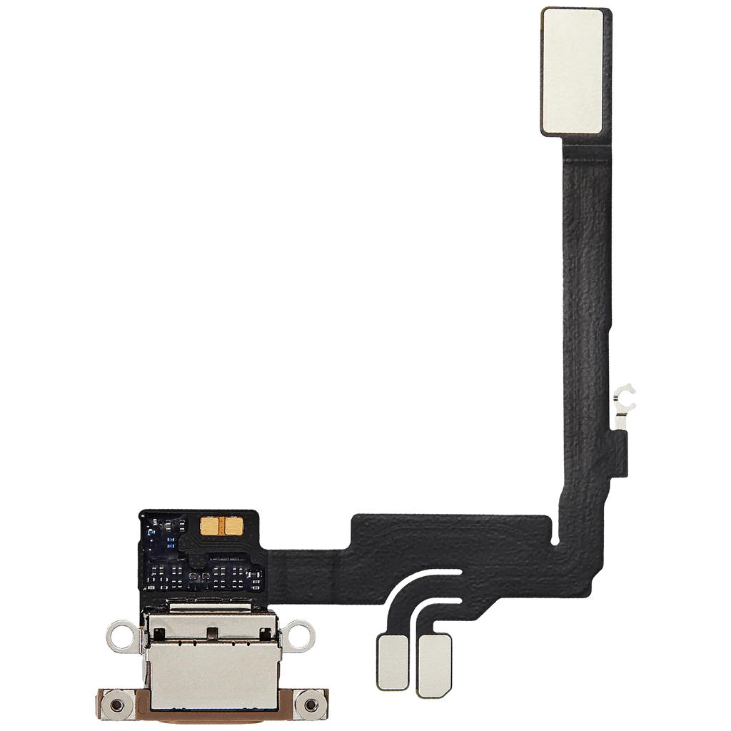 Ladebuchse Flex Cable für iPhone 16 Pro (gebrauchter OEM-Ausbau) (Desert Titanium)