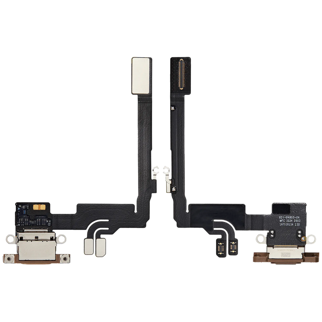 Ladebuchse Flex Cable für iPhone 16 Pro (gebrauchter OEM-Ausbau) (Desert Titanium)