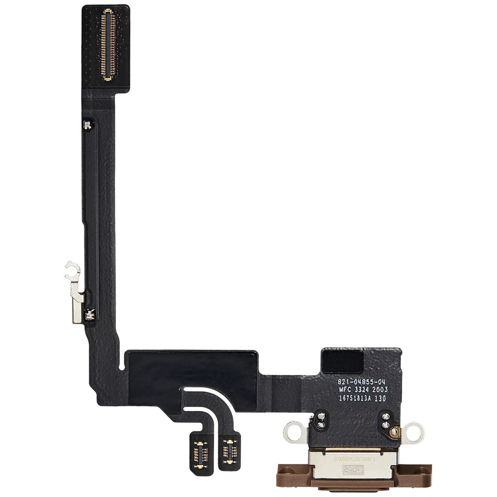 Ladebuchse Flex Cable für iPhone 16 Pro (gebrauchter OEM-Ausbau) (Desert Titanium)