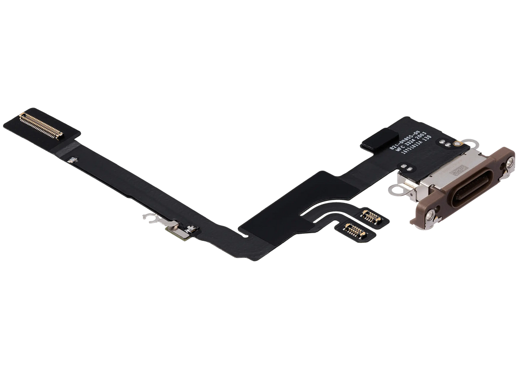 Ladebuchse Flex Cable für iPhone 16 Pro (gebrauchter OEM-Ausbau) (Desert Titanium)