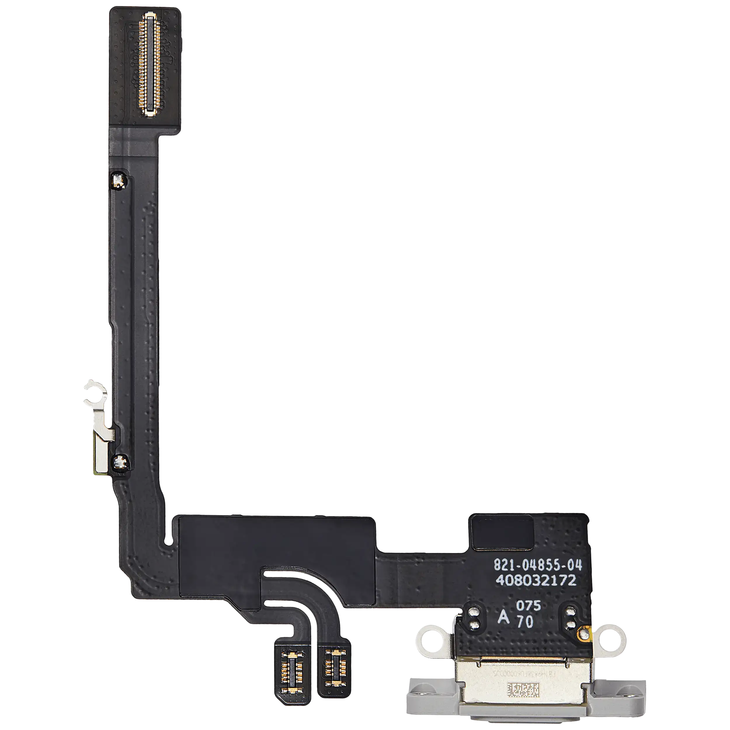 Ladebuchse Flex Cable für iPhone 16 Pro (gebrauchter OEM-Ausbau) (Weiß Titanium)