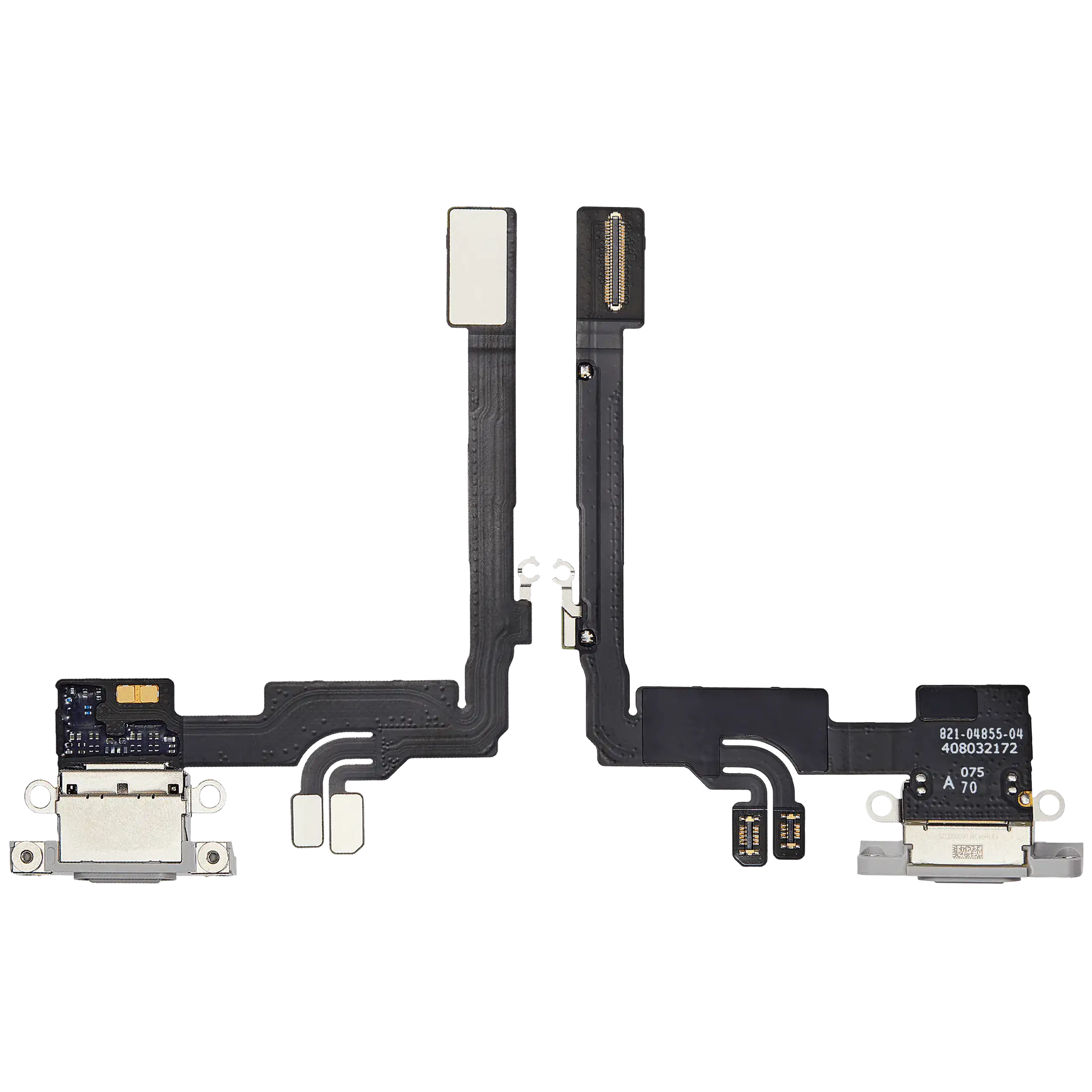 Ladebuchse Flex Cable für iPhone 16 Pro (gebrauchter OEM-Ausbau) (Weiß Titanium)
