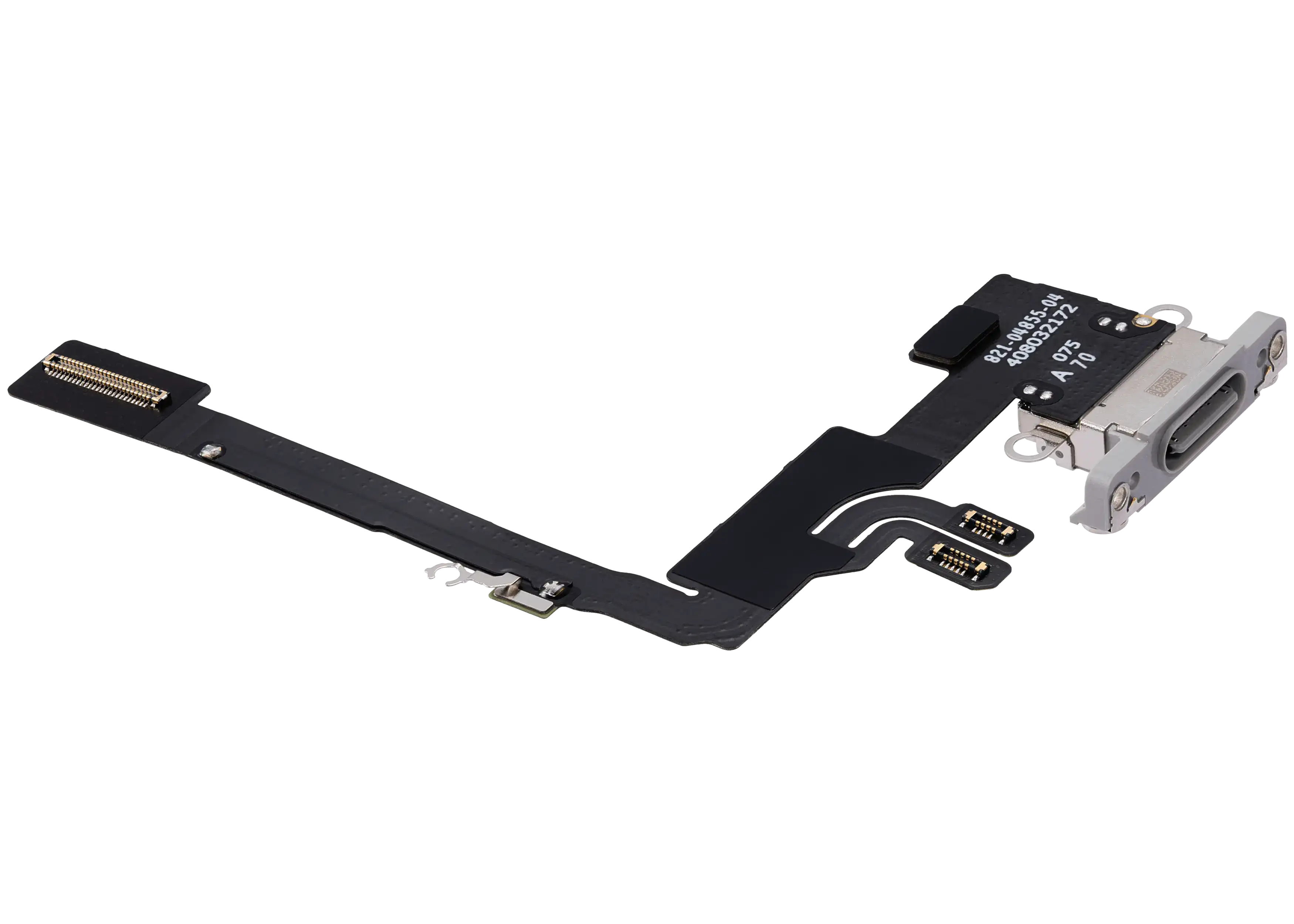 Ladebuchse Flex Cable für iPhone 16 Pro (gebrauchter OEM-Ausbau) (Weiß Titanium)