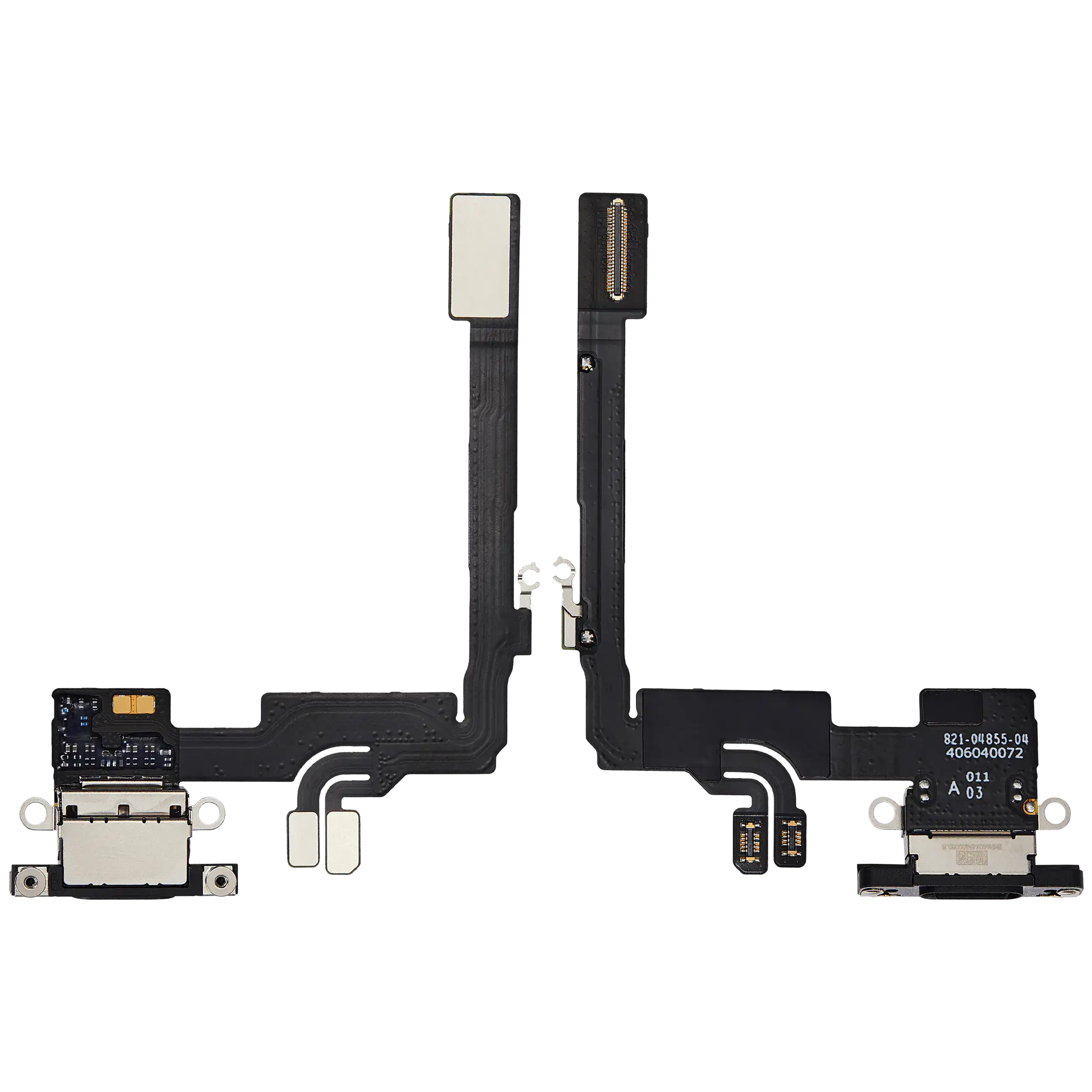Ladebuchse Flex Cable für iPhone 16 Pro (gebrauchter OEM-Ausbau) (Schwarz Titanium)