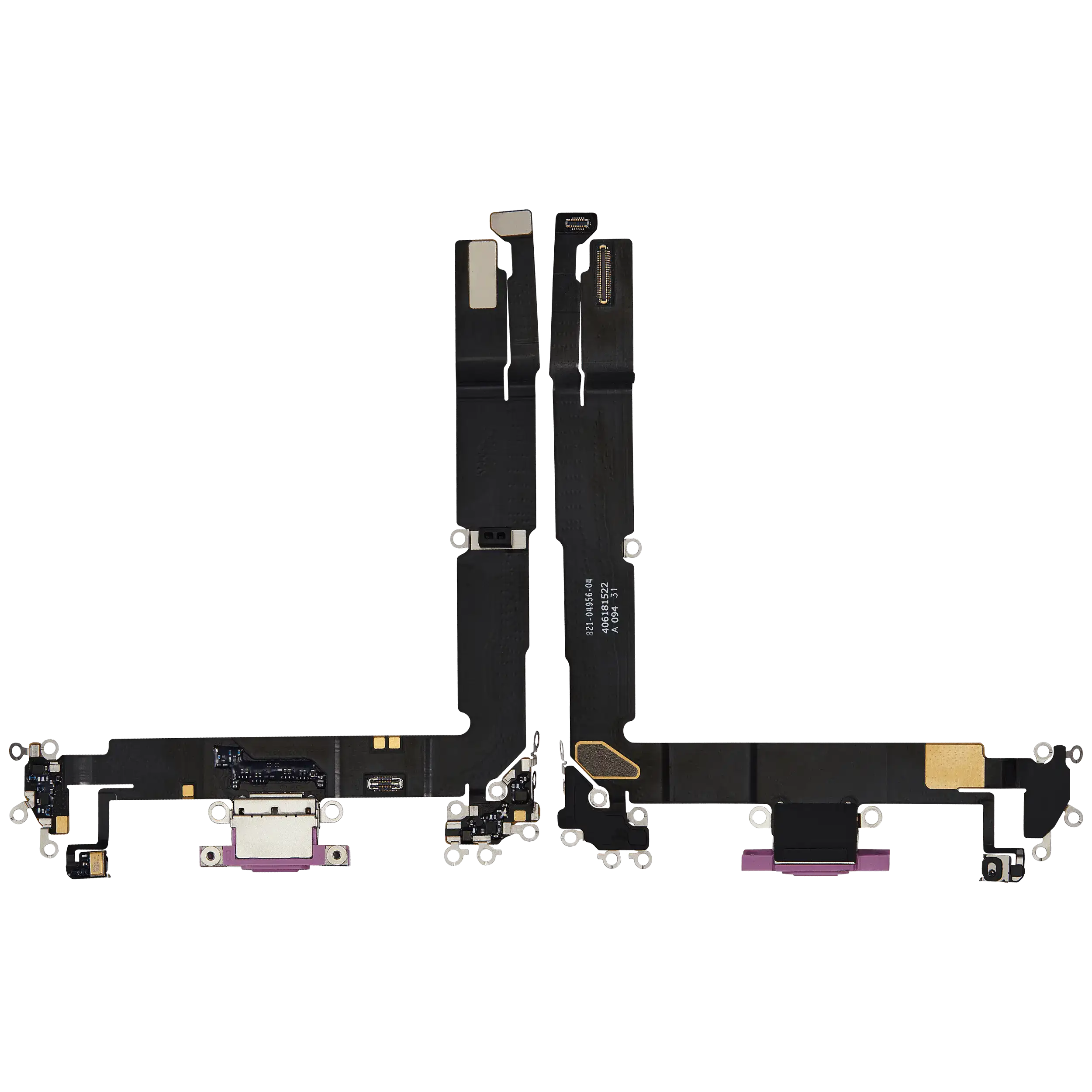 Ladebuchse Flex Cable für iPhone 16 Plus (gebrauchter OEM-Ausbau) (Pink)