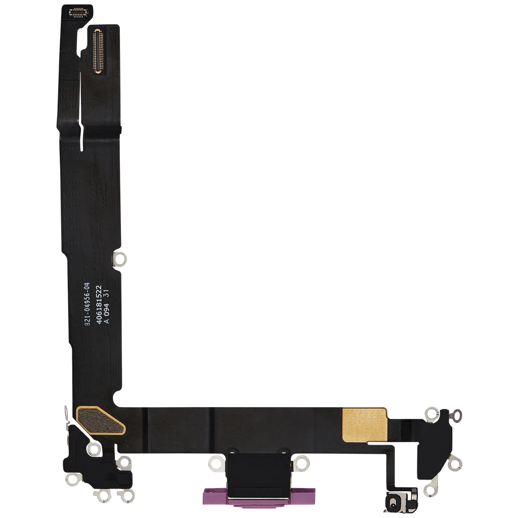 Ladebuchse Flex Cable für iPhone 16 Plus (gebrauchter OEM-Ausbau) (Pink)