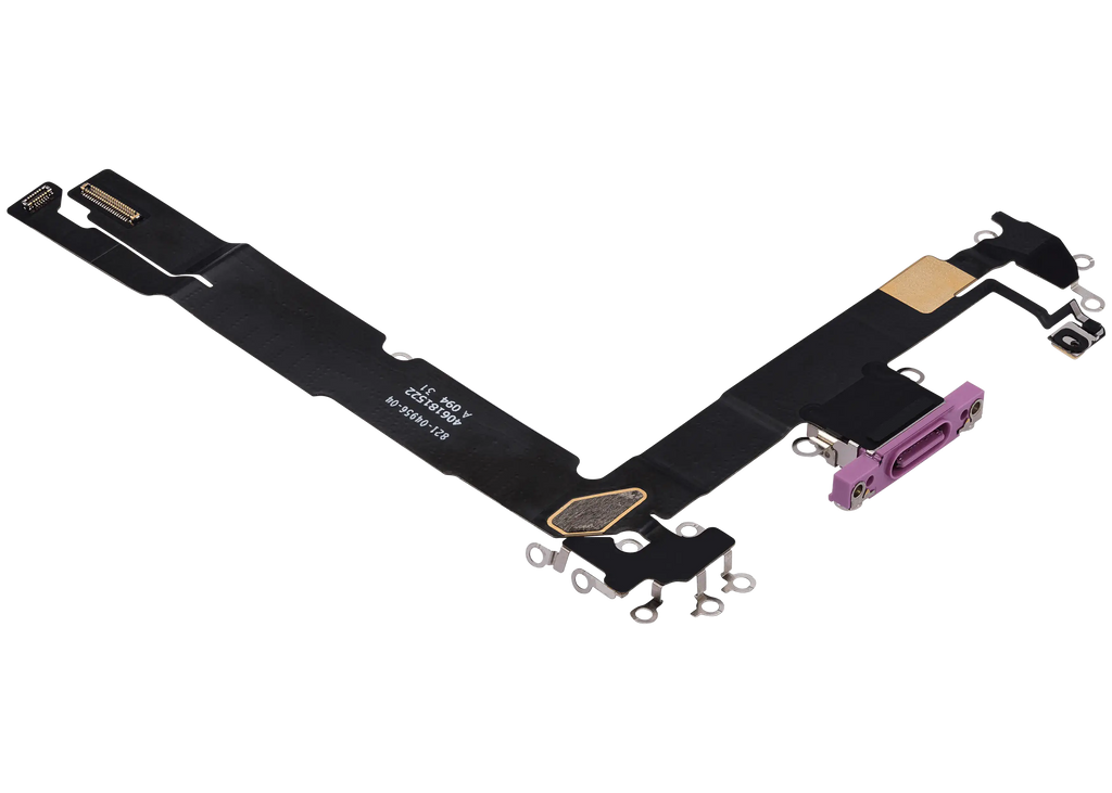 Ladebuchse Flex Cable für iPhone 16 Plus (gebrauchter OEM-Ausbau) (Pink)