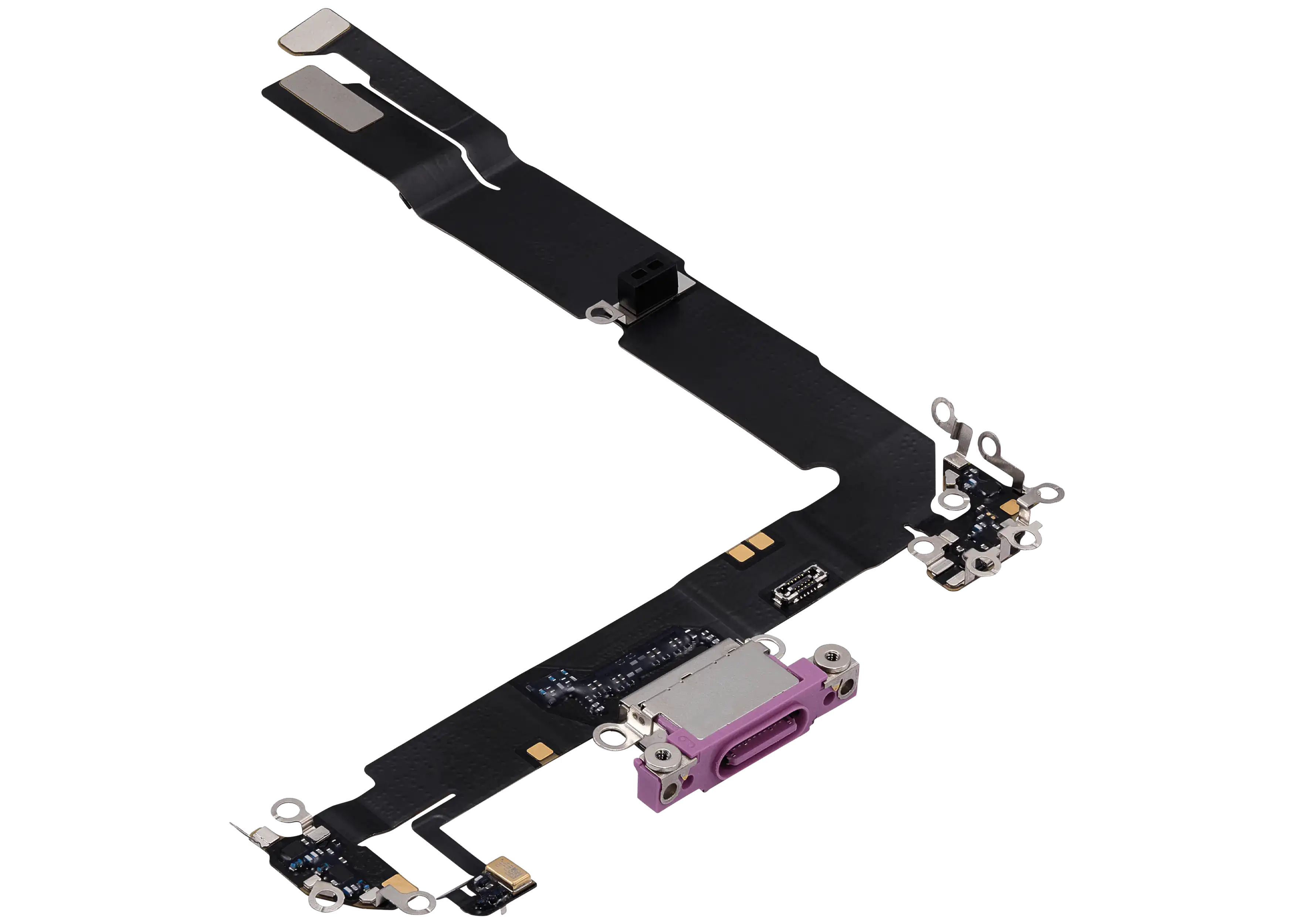 Ladebuchse Flex Cable für iPhone 16 Plus (gebrauchter OEM-Ausbau) (Pink)