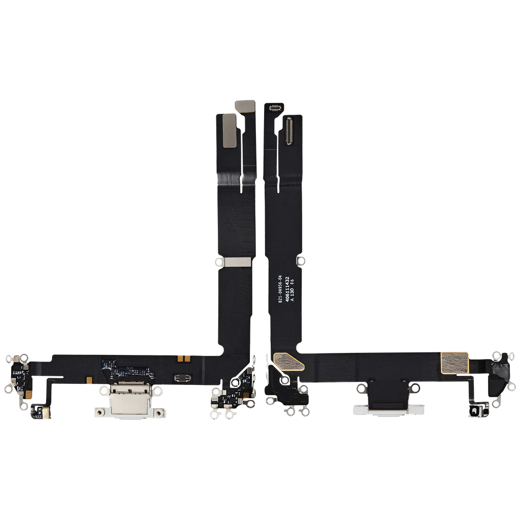 Ladebuchse Flex Cable für iPhone 16 Plus (gebrauchter OEM-Ausbau) (Weiß)