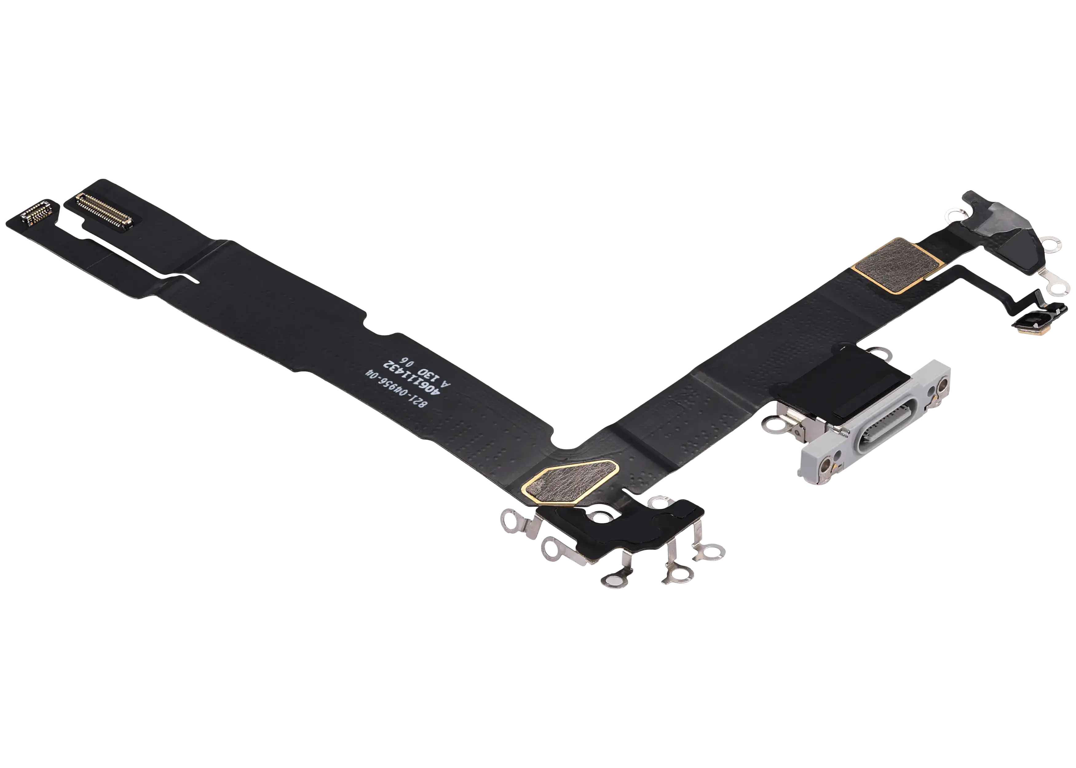 Ladebuchse Flex Cable für iPhone 16 Plus (gebrauchter OEM-Ausbau) (Weiß)
