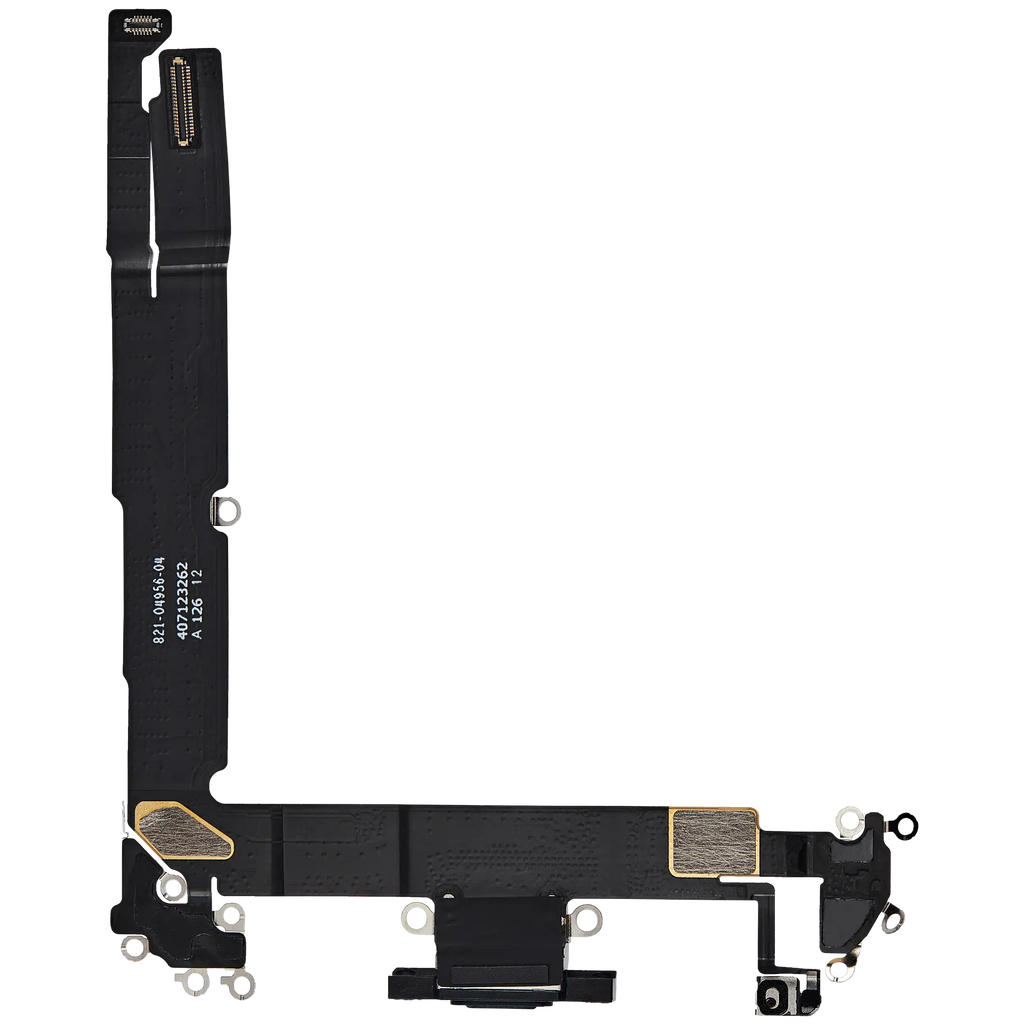 Ladebuchse Flex Cable für iPhone 16 Plus (gebrauchter OEM-Ausbau) (Schwarz)