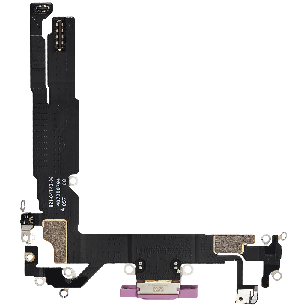 Ladebuchse Flex Cable für iPhone 16 (gebrauchter OEM-Ausbau) (Pink)