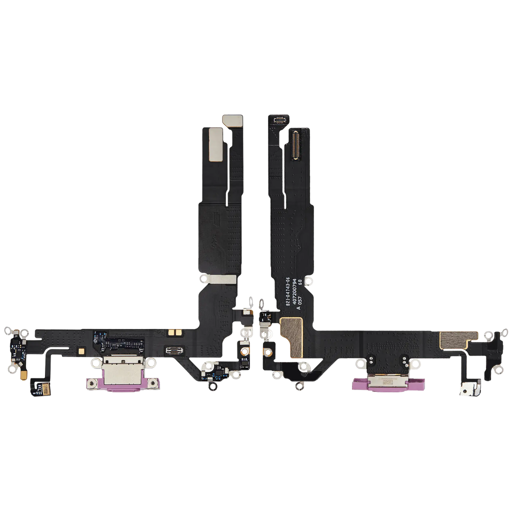 Ladebuchse Flex Cable für iPhone 16 (gebrauchter OEM-Ausbau) (Pink)