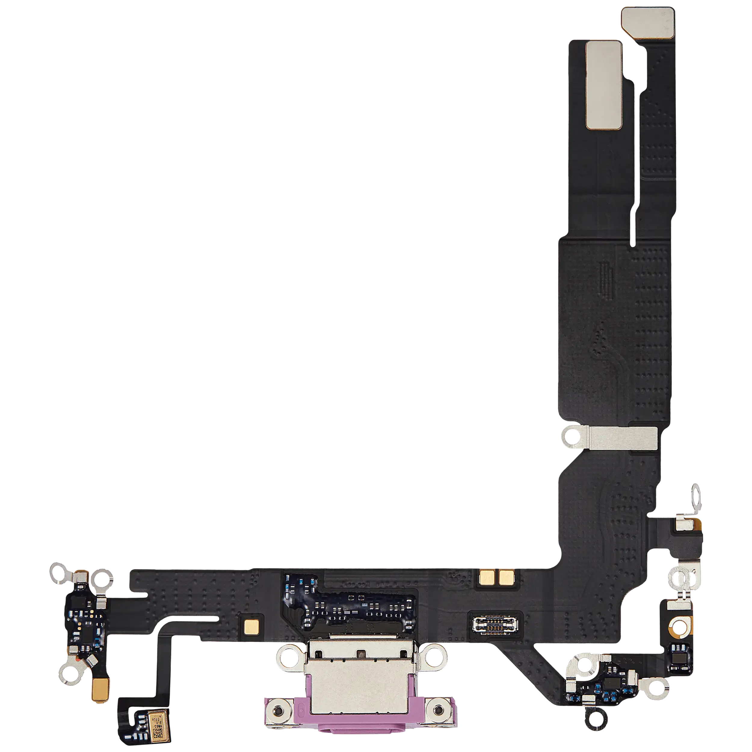 Ladebuchse Flex Cable für iPhone 16 (gebrauchter OEM-Ausbau) (Pink)
