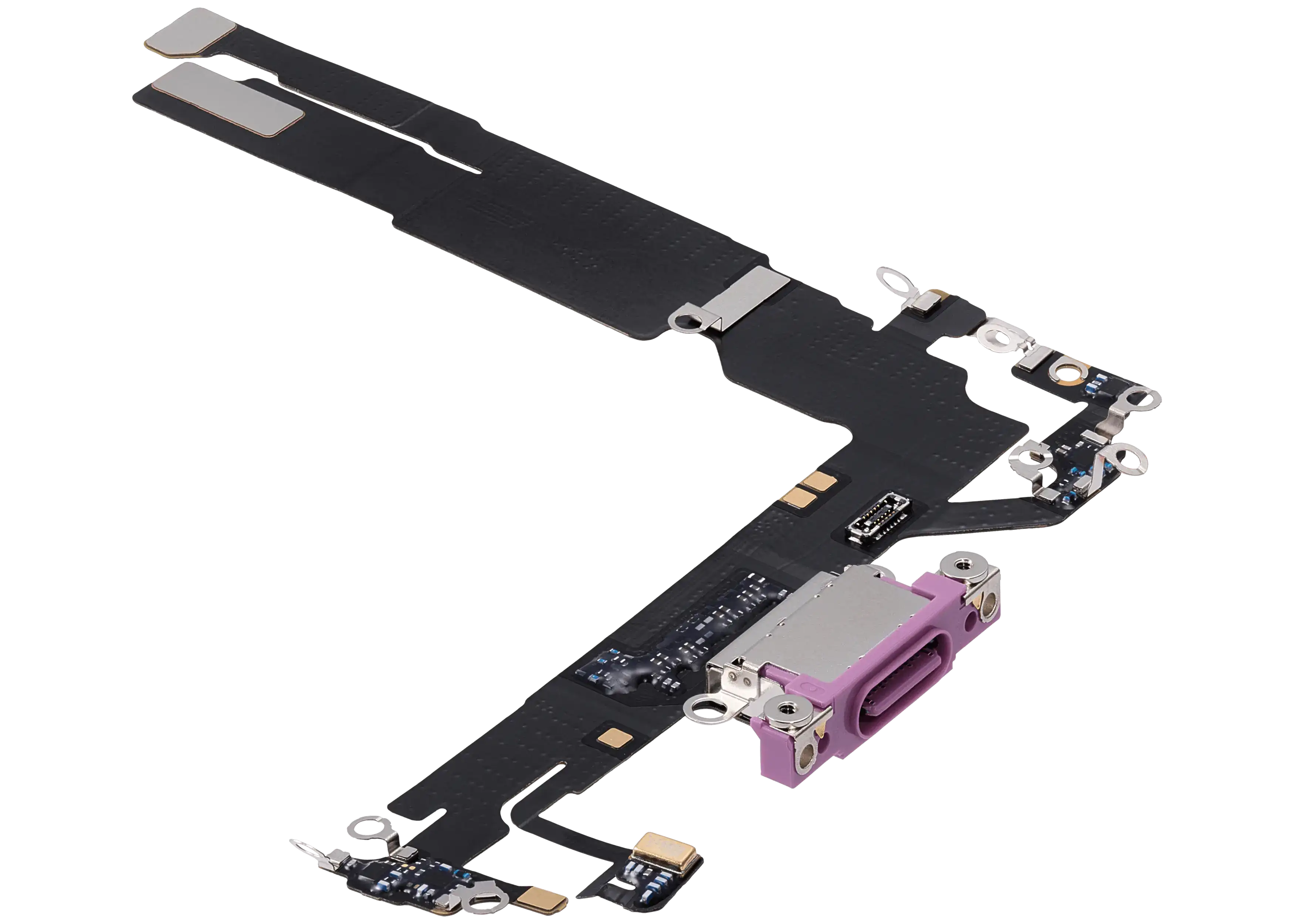 Ladebuchse Flex Cable für iPhone 16 (gebrauchter OEM-Ausbau) (Pink)
