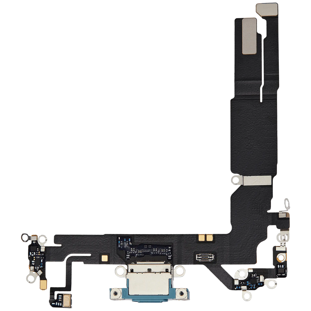 Ladebuchse Flex Cable für iPhone 16 (gebrauchter OEM-Ausbau) (Teal)