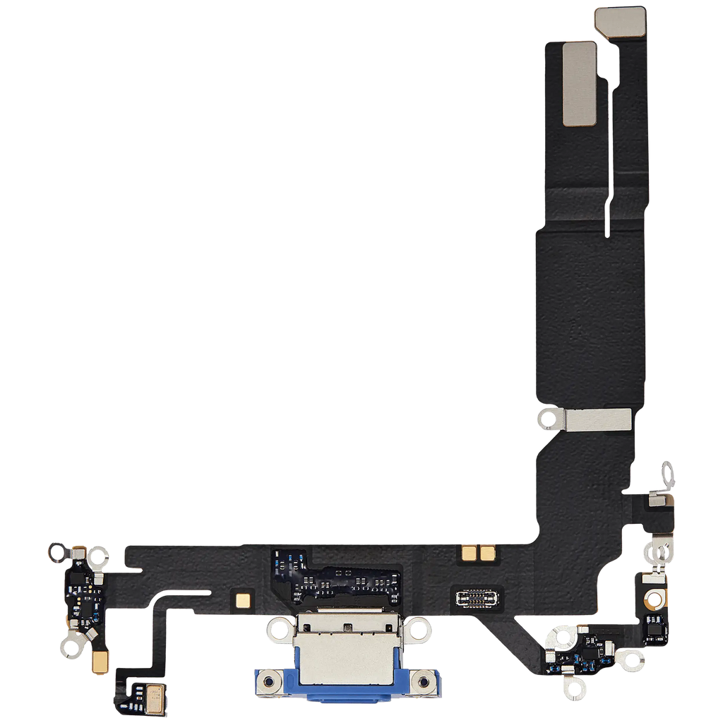Ladebuchse Flex Cable für iPhone 16 (gebrauchter OEM-Ausbau) (Ultramarine)