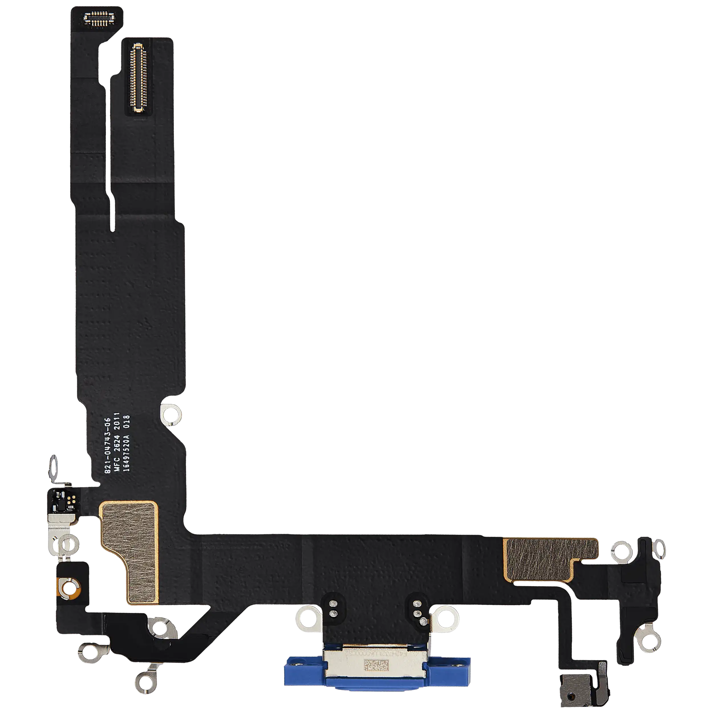 Ladebuchse Flex Cable für iPhone 16 (gebrauchter OEM-Ausbau) (Ultramarine)