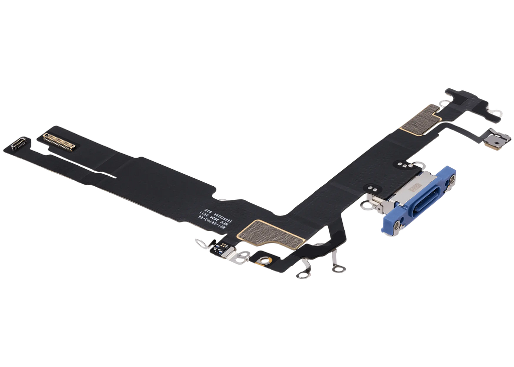 Ladebuchse Flex Cable für iPhone 16 (gebrauchter OEM-Ausbau) (Ultramarine)