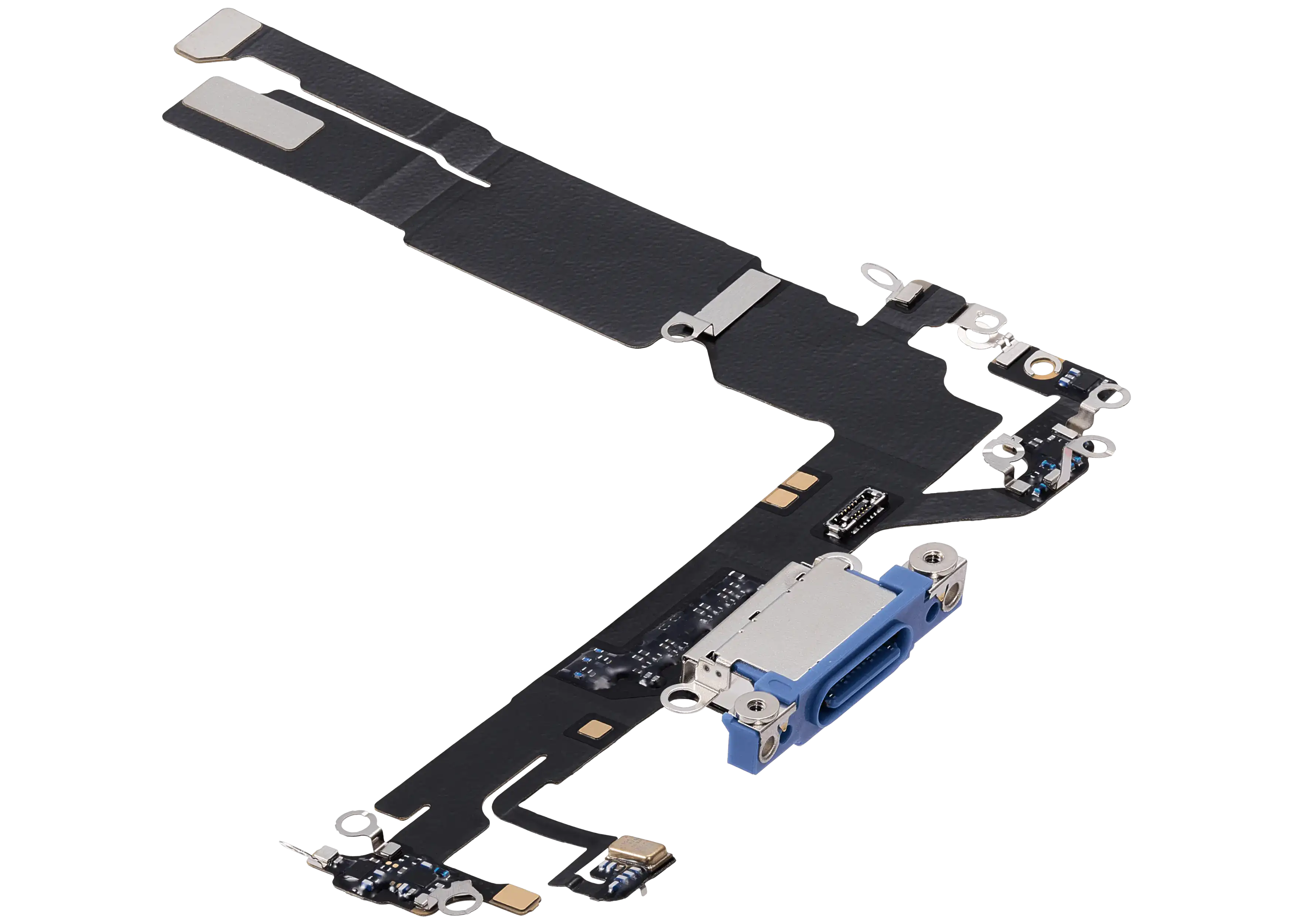 Ladebuchse Flex Cable für iPhone 16 (gebrauchter OEM-Ausbau) (Ultramarine)
