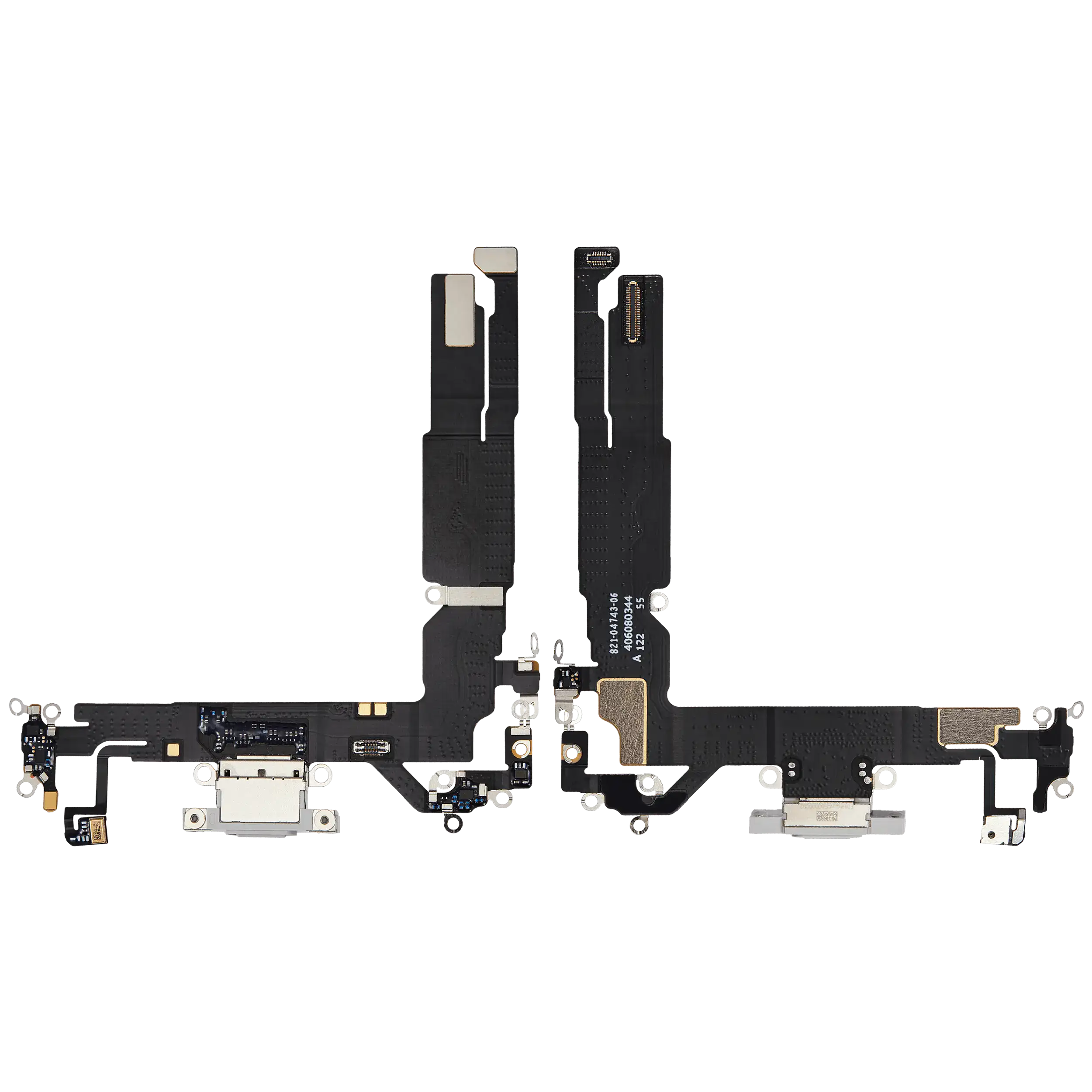 Ladebuchse Flex Cable für iPhone 16 (gebrauchter OEM-Ausbau) (Weiß)