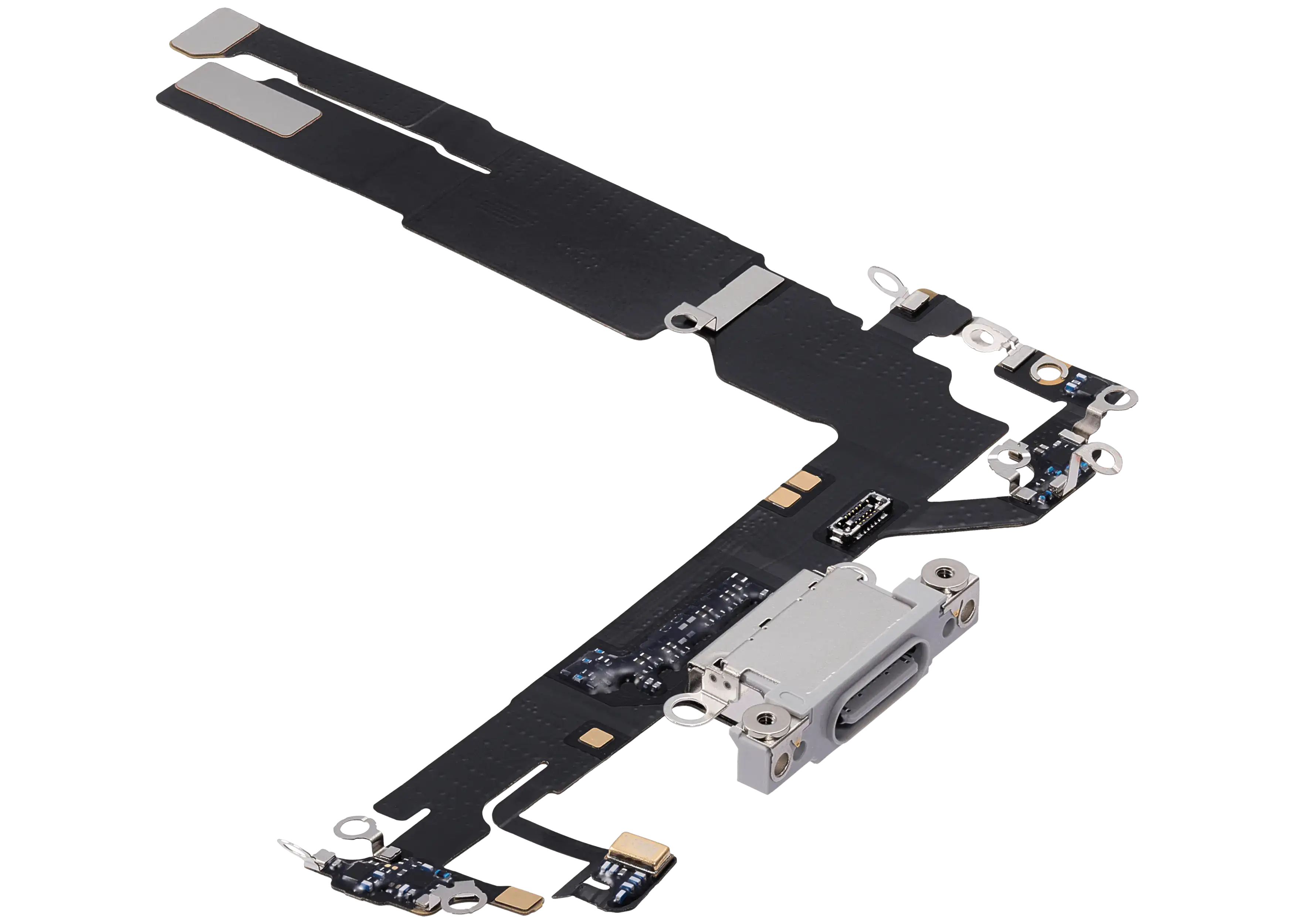 Ladebuchse Flex Cable für iPhone 16 (gebrauchter OEM-Ausbau) (Weiß)
