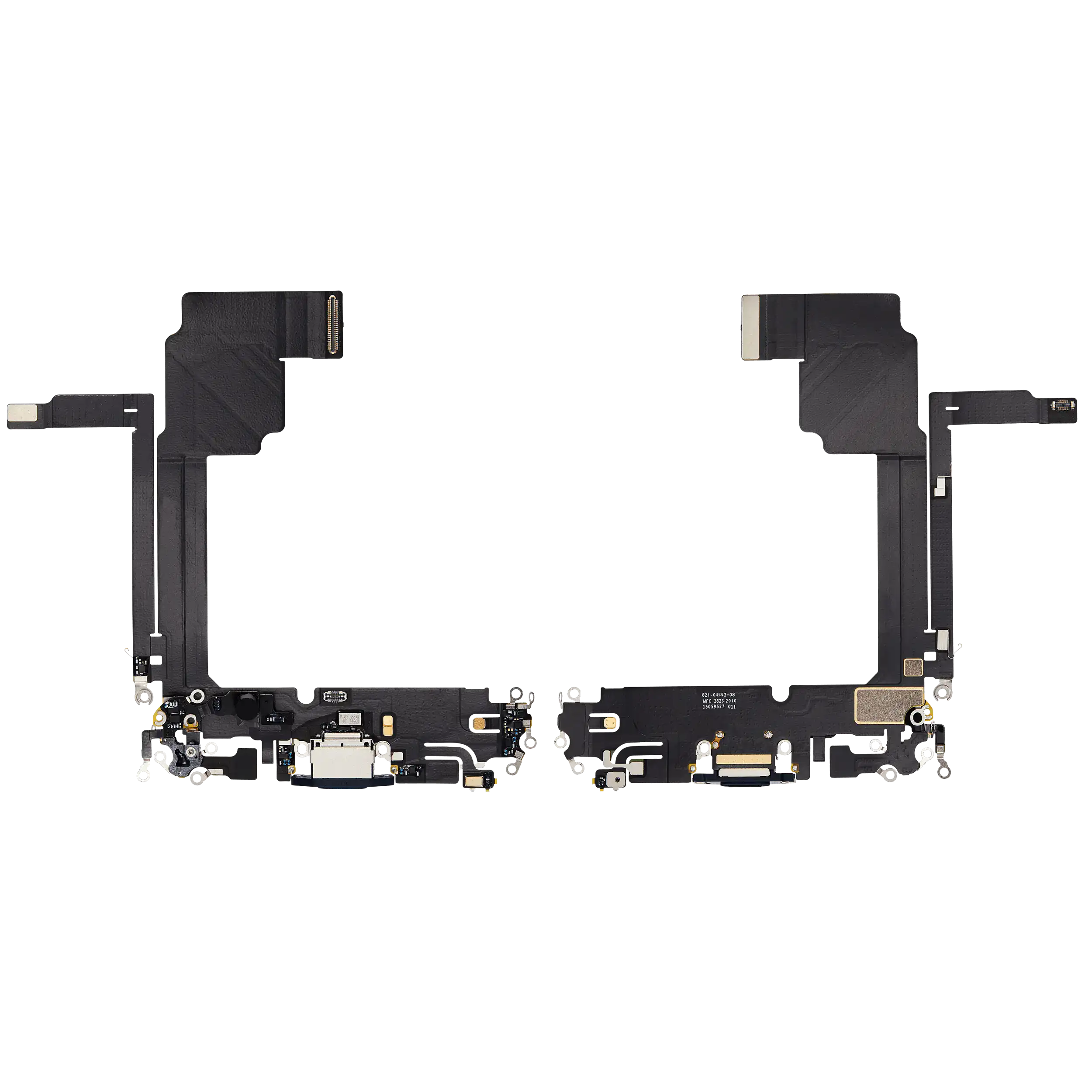 Ladebuchse Flex Cable für iPhone 15 Pro Max (gebrauchter OEM-Ausbau) (Blau Titanium)