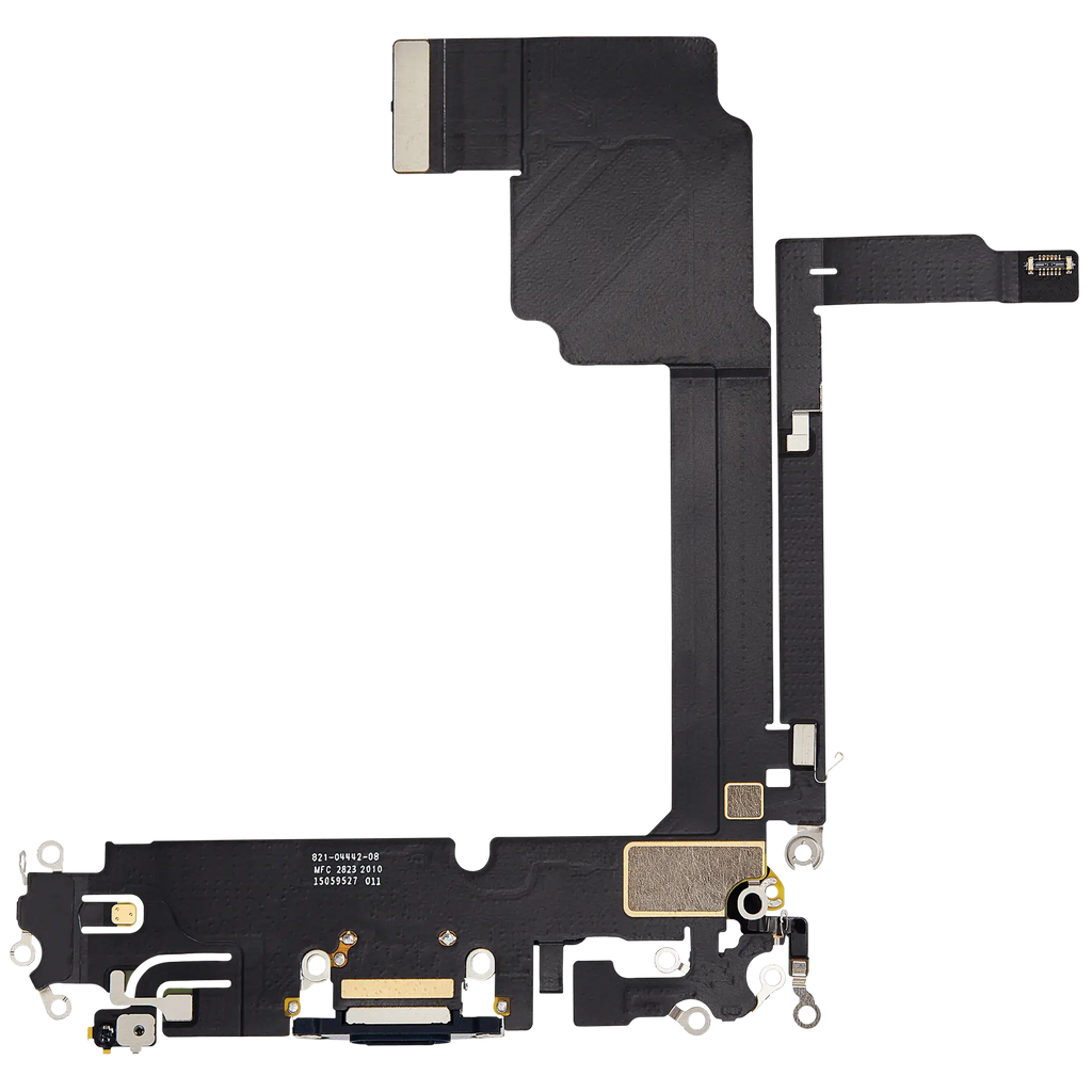 Ladebuchse Flex Cable für iPhone 15 Pro Max (gebrauchter OEM-Ausbau) (Blau Titanium)