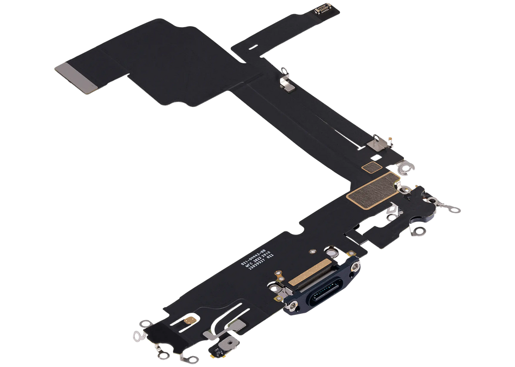Ladebuchse Flex Cable für iPhone 15 Pro Max (gebrauchter OEM-Ausbau) (Blau Titanium)
