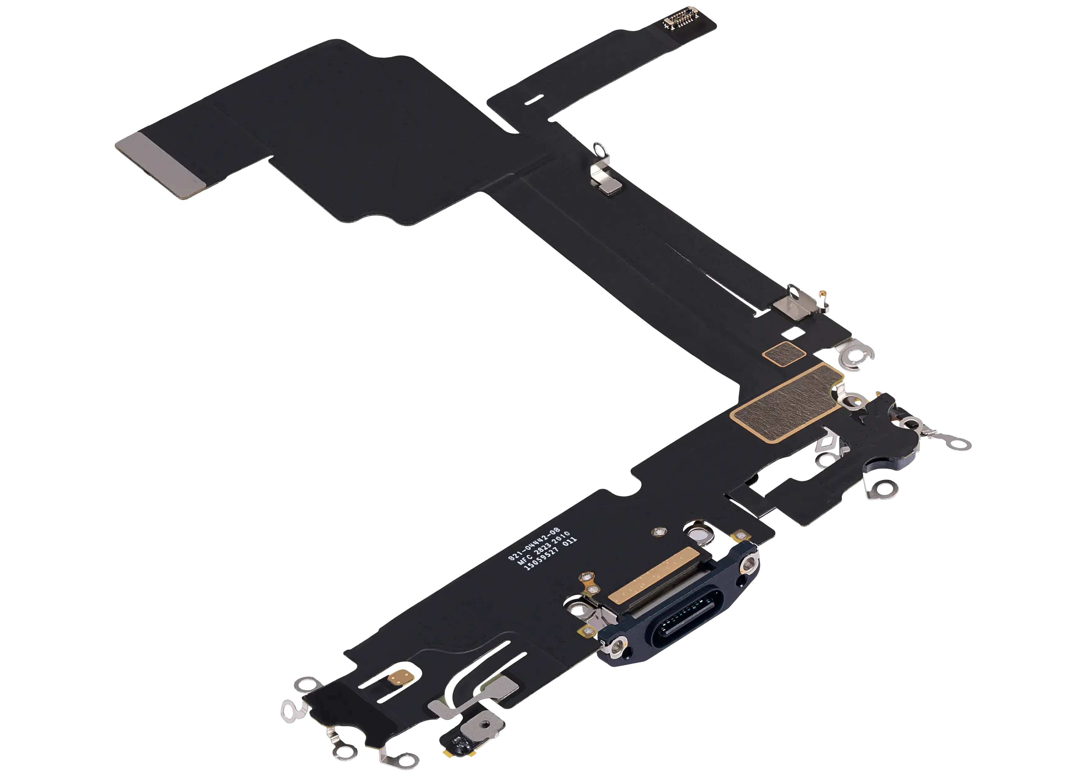 Ladebuchse Flex Cable für iPhone 15 Pro Max (gebrauchter OEM-Ausbau) (Blau Titanium)