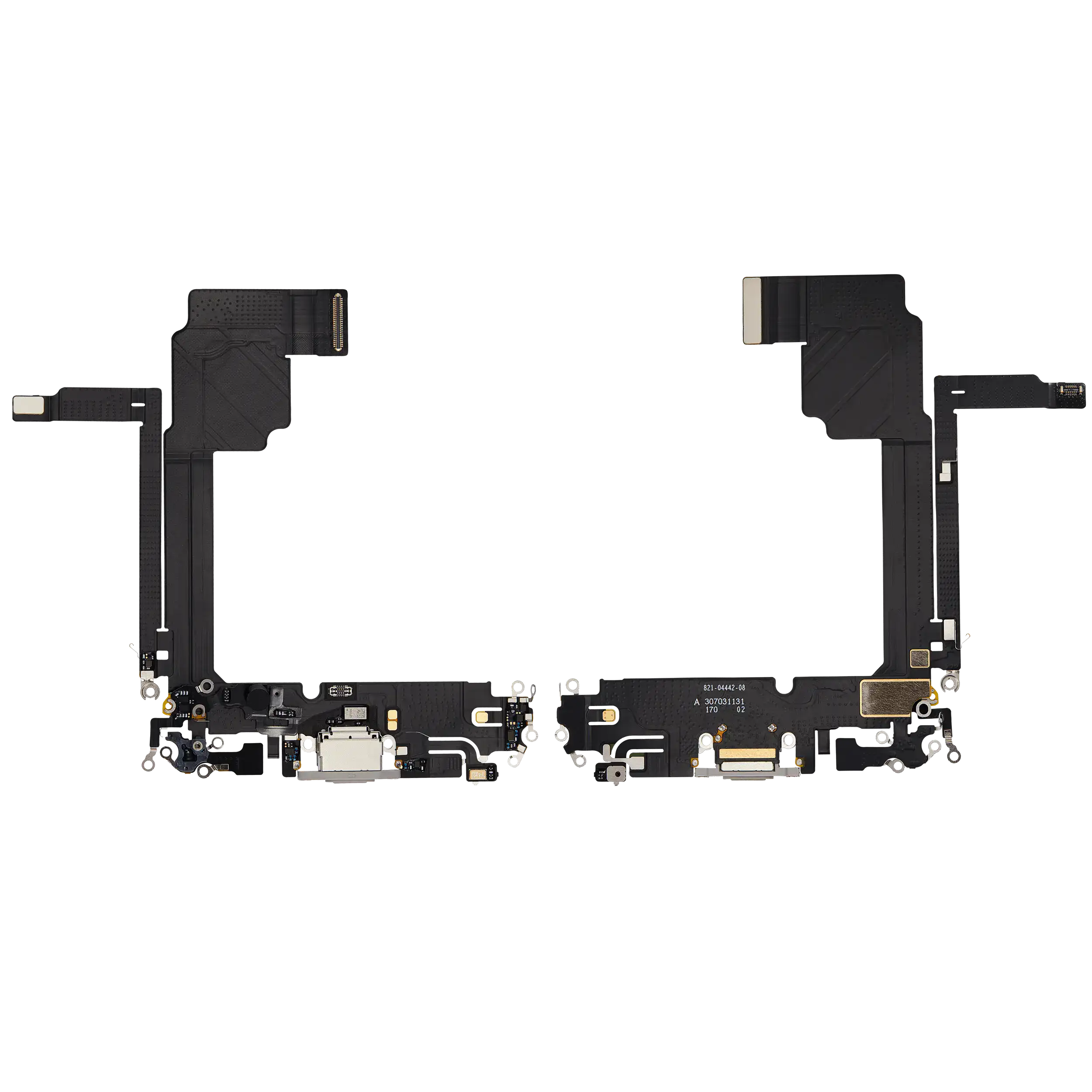 Ladebuchse Flex Cable für iPhone 15 Pro Max (gebrauchter OEM-Ausbau) (Weiß Titanium)