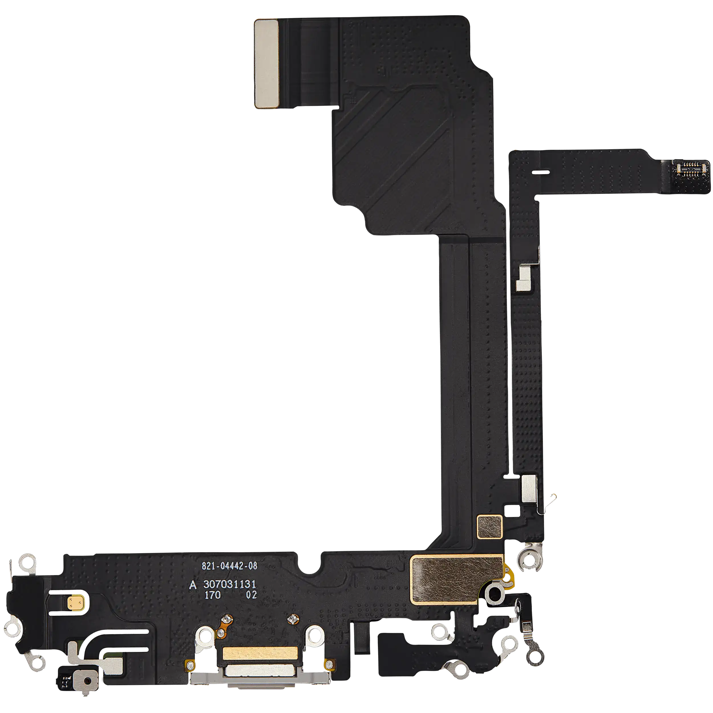 Ladebuchse Flex Cable für iPhone 15 Pro Max (gebrauchter OEM-Ausbau) (Weiß Titanium)