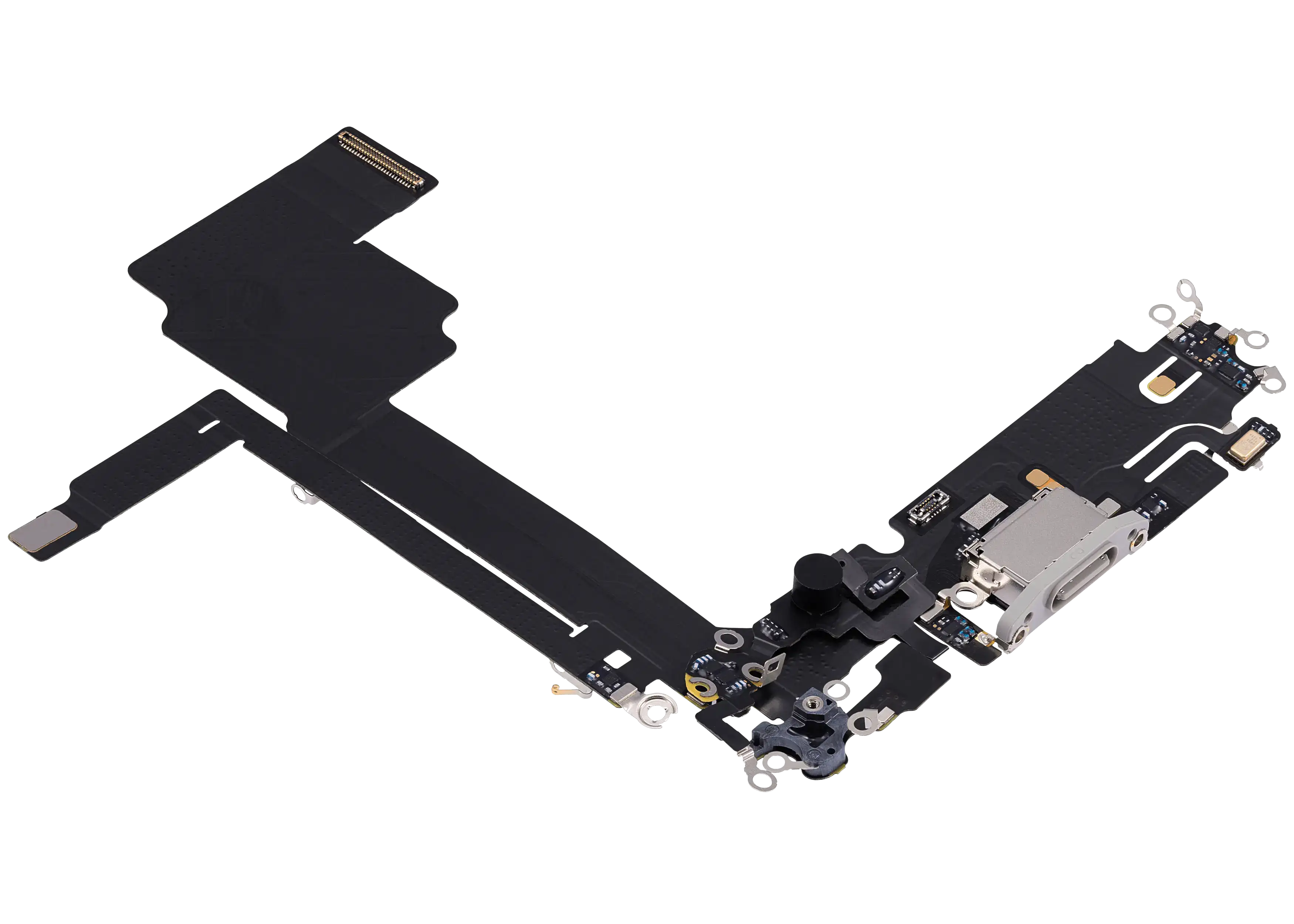 Ladebuchse Flex Cable für iPhone 15 Pro Max (gebrauchter OEM-Ausbau) (Weiß Titanium)