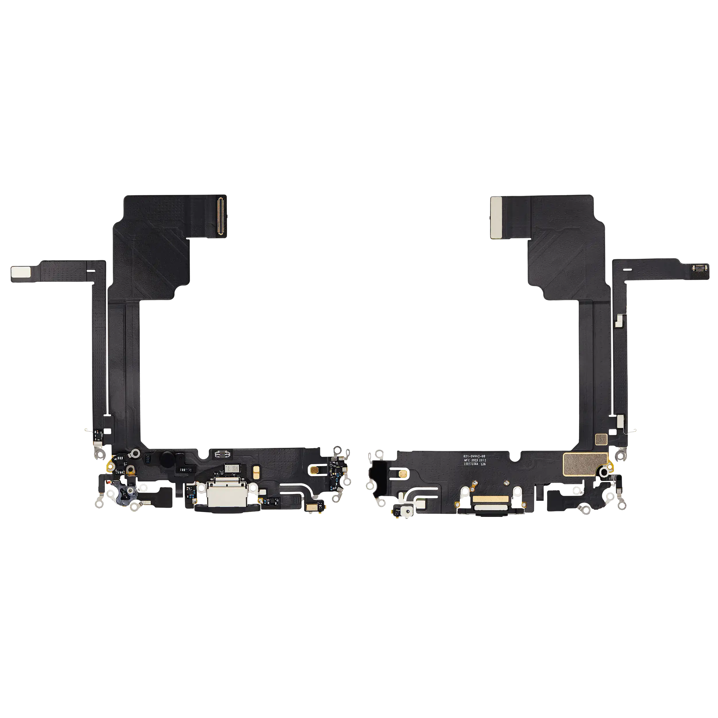 Ladebuchse Flex Cable für iPhone 15 Pro Max (gebrauchter OEM-Ausbau) (Schwarz Titanium)