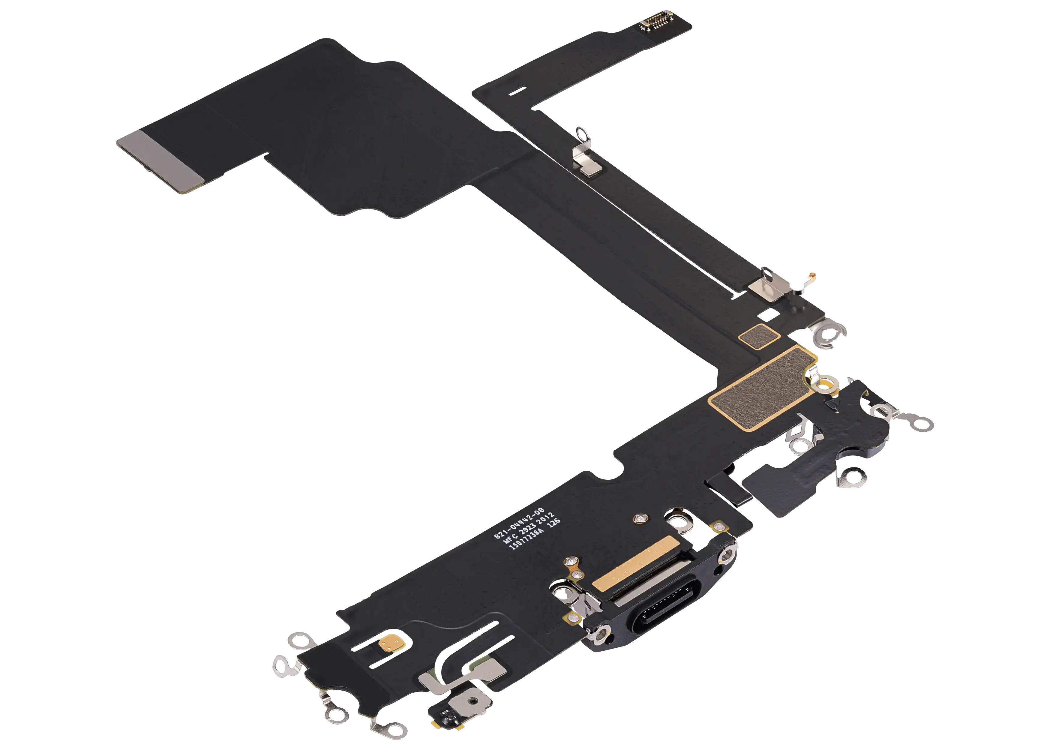 Ladebuchse Flex Cable für iPhone 15 Pro Max (gebrauchter OEM-Ausbau) (Schwarz Titanium)