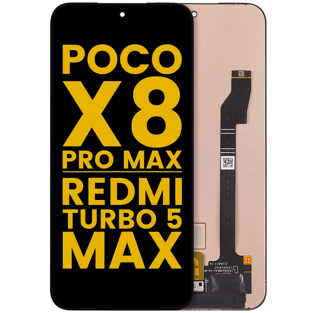 OLED-Display ohne Rahmen für Xiaomi Poco X8 Pro Max / Redmi Turbo 5 Max (Refurbished) (Alle Farben)