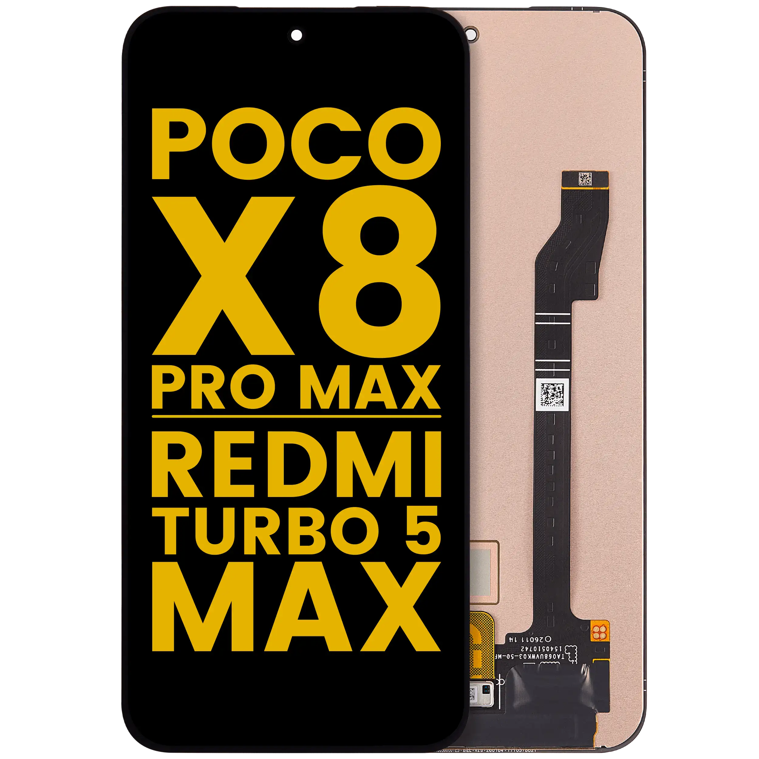 OLED-Display ohne Rahmen für Xiaomi Poco X8 Pro Max / Redmi Turbo 5 Max (Refurbished) (Alle Farben)