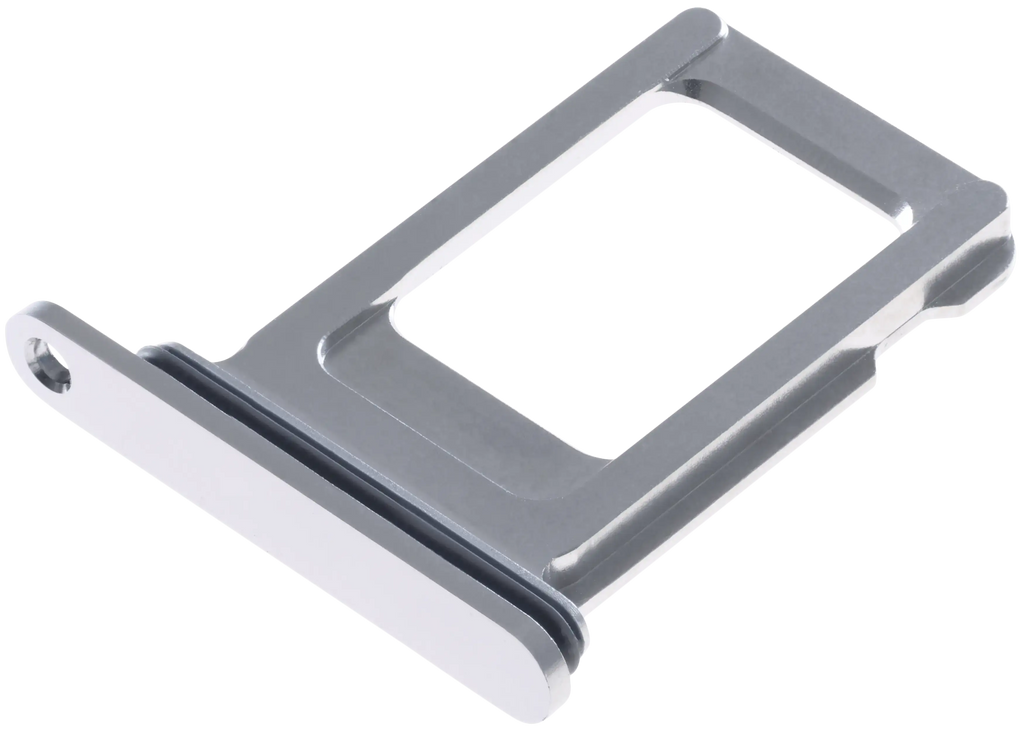 SIM-Kartenfach kompatibel mit iPhone 12 Pro Max (Service Pack) (Silber)