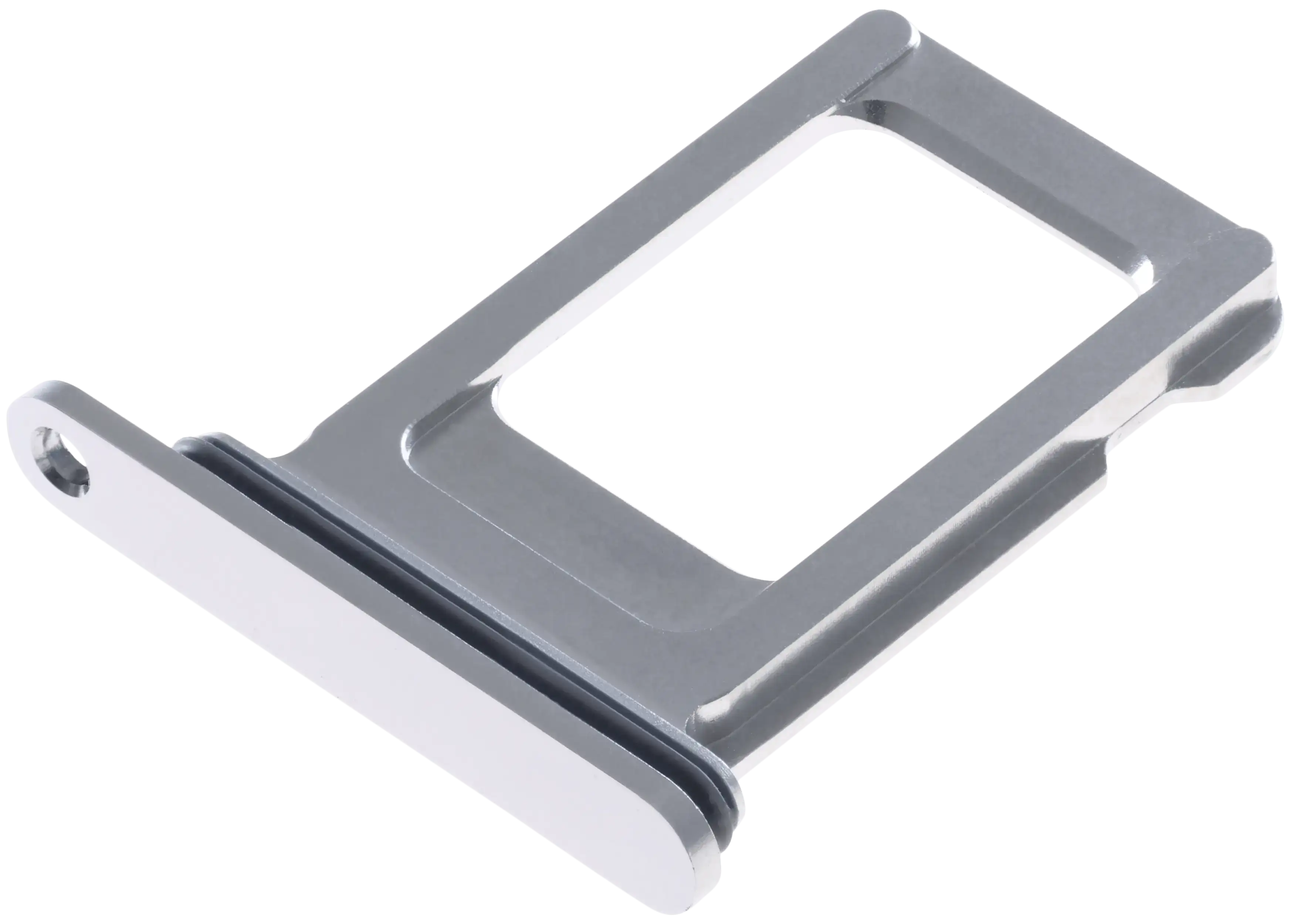 SIM-Kartenfach kompatibel mit iPhone 12 Pro Max (Service Pack) (Silber)