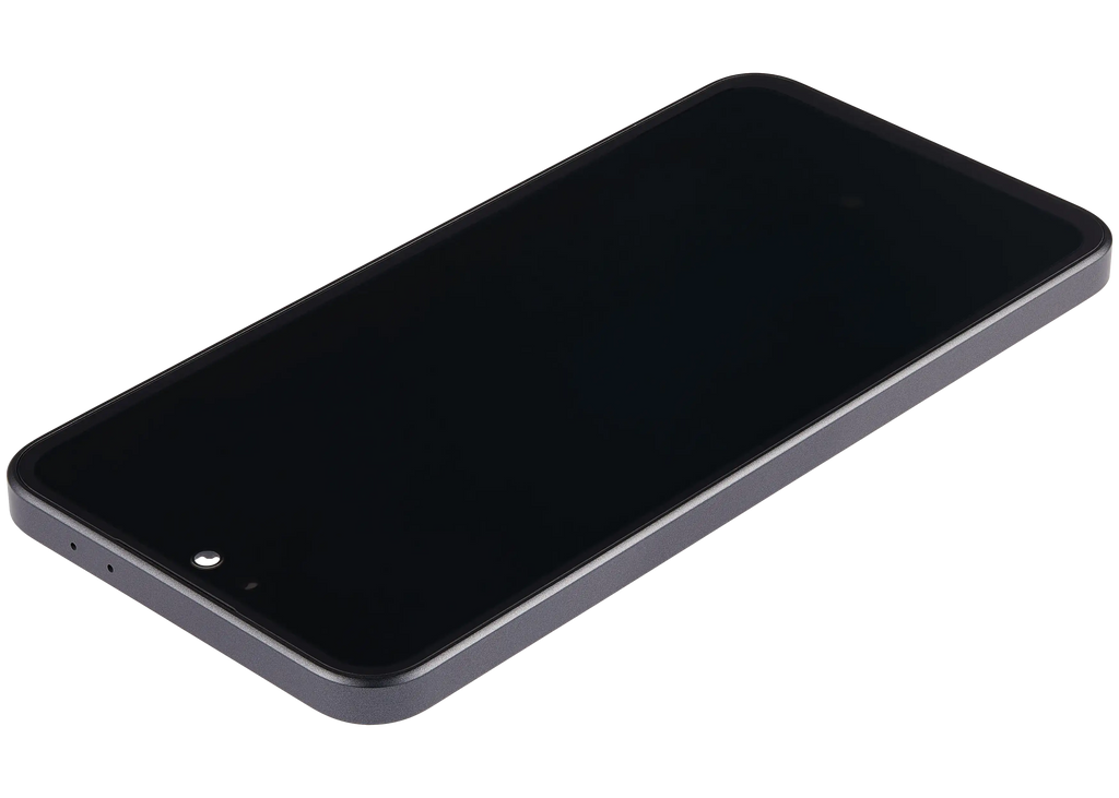 OLED-Display mit Rahmen für Samsung Galaxy A37 5G (A376 / 2026) (Refurbished) (Charkoal)
