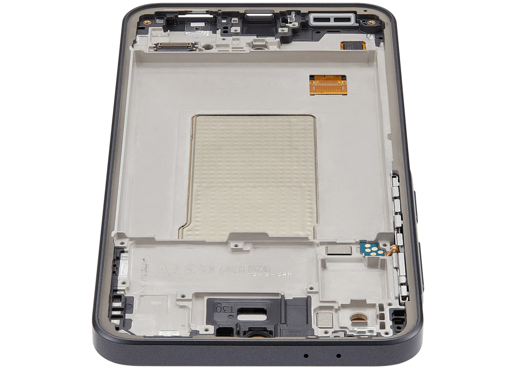 OLED-Display mit Rahmen für Samsung Galaxy A37 5G (A376 / 2026) (Refurbished) (Charkoal)