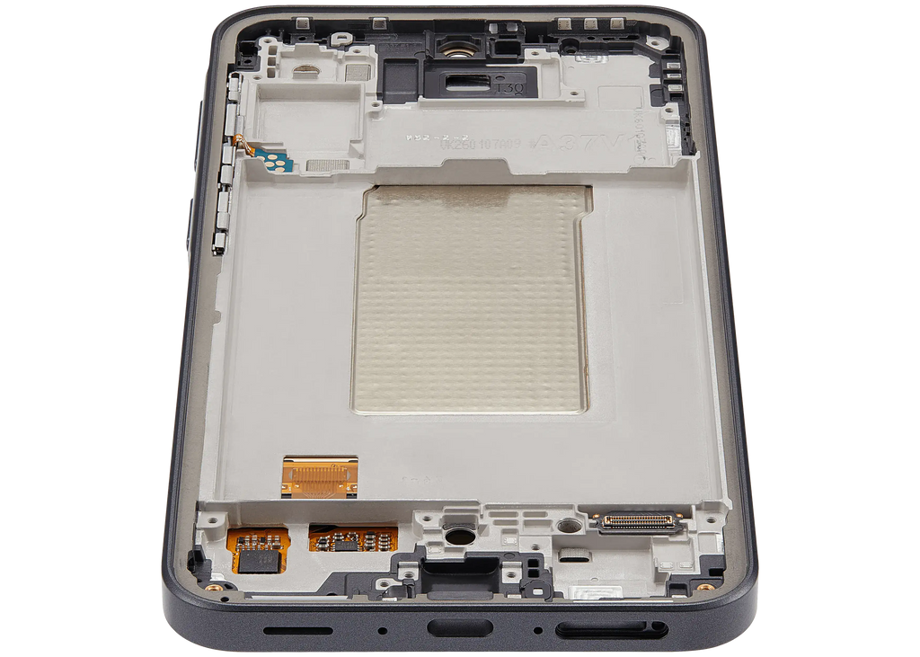 OLED-Display mit Rahmen für Samsung Galaxy A37 5G (A376 / 2026) (Refurbished) (Charkoal)