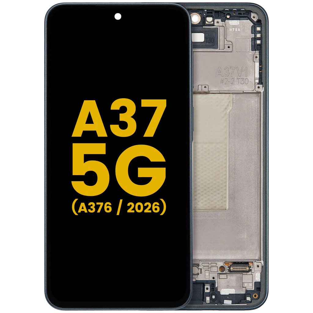 OLED-Display mit Rahmen für Samsung Galaxy A37 5G (A376 / 2026) (Refurbished) (Graygreen)