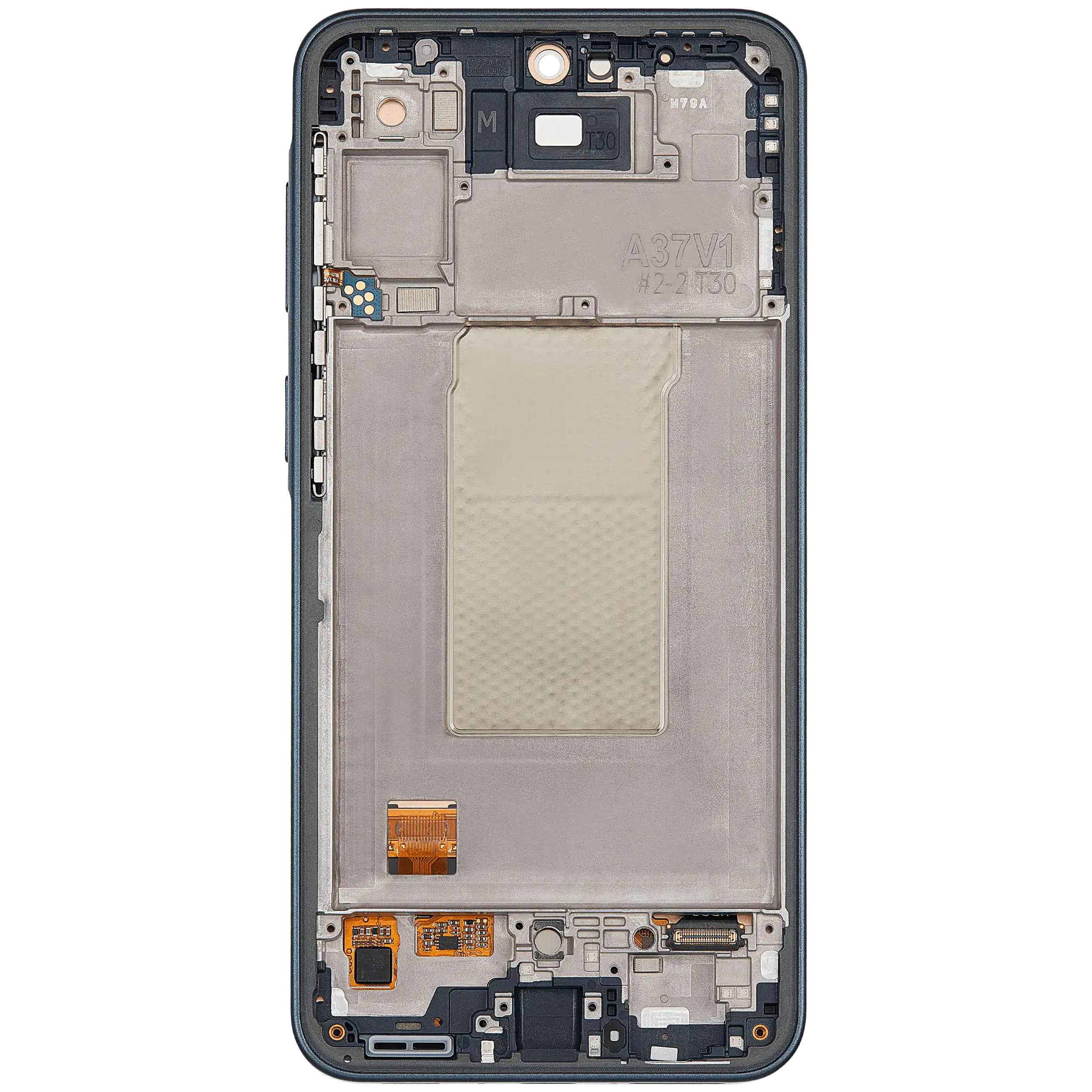 OLED-Display mit Rahmen für Samsung Galaxy A37 5G (A376 / 2026) (Refurbished) (Graygreen)