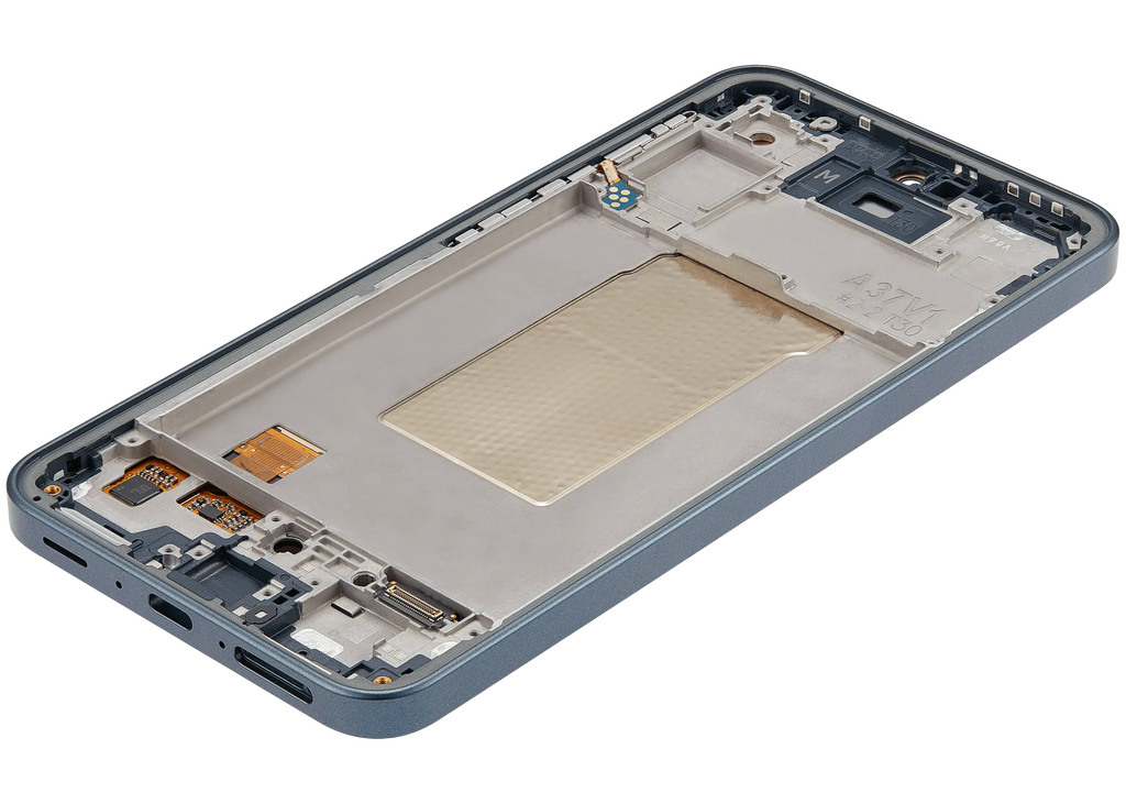 OLED-Display mit Rahmen für Samsung Galaxy A37 5G (A376 / 2026) (Refurbished) (Graygreen)