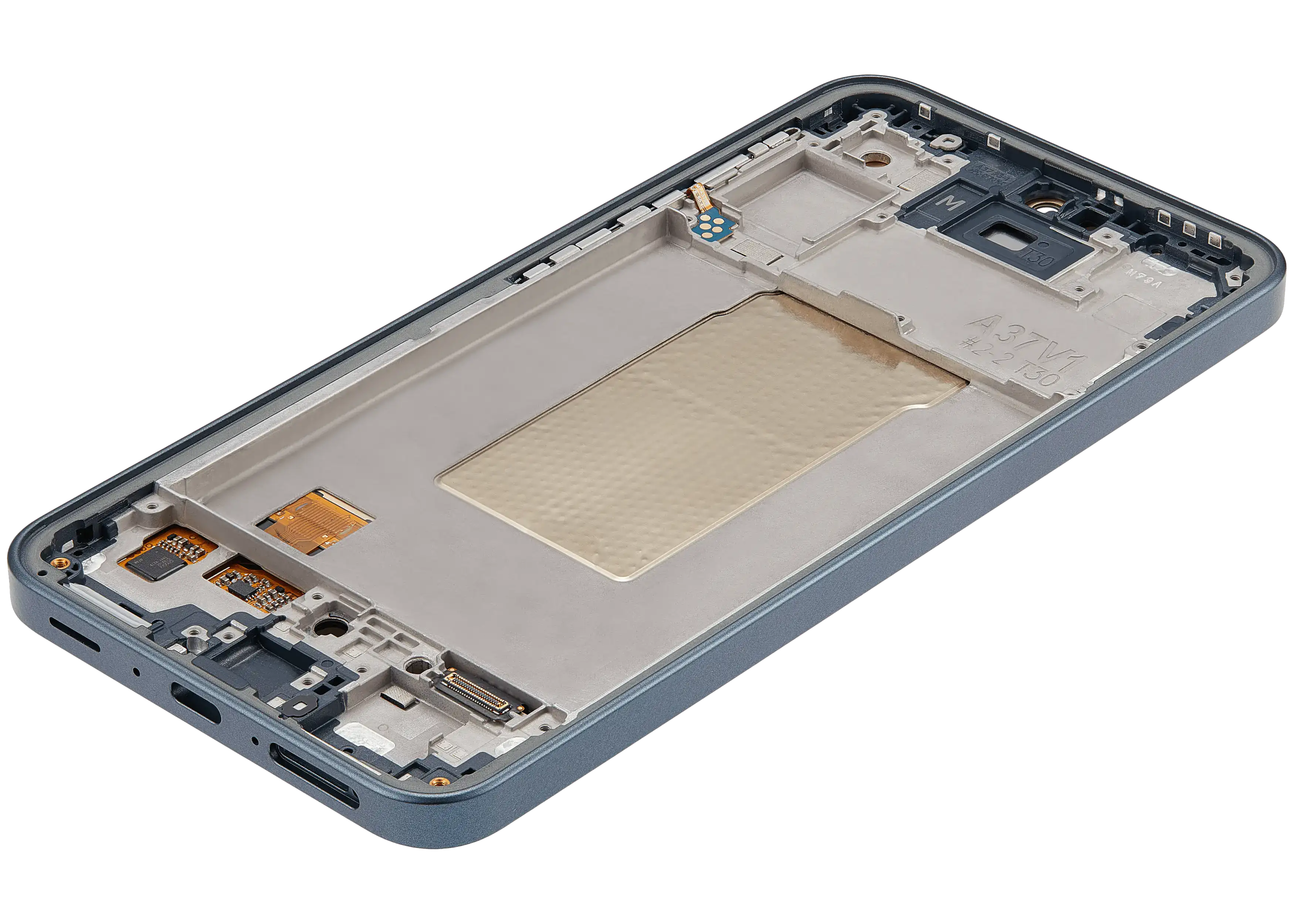 OLED-Display mit Rahmen für Samsung Galaxy A37 5G (A376 / 2026) (Refurbished) (Graygreen)