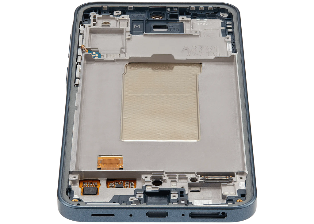 OLED-Display mit Rahmen für Samsung Galaxy A37 5G (A376 / 2026) (Refurbished) (Graygreen)