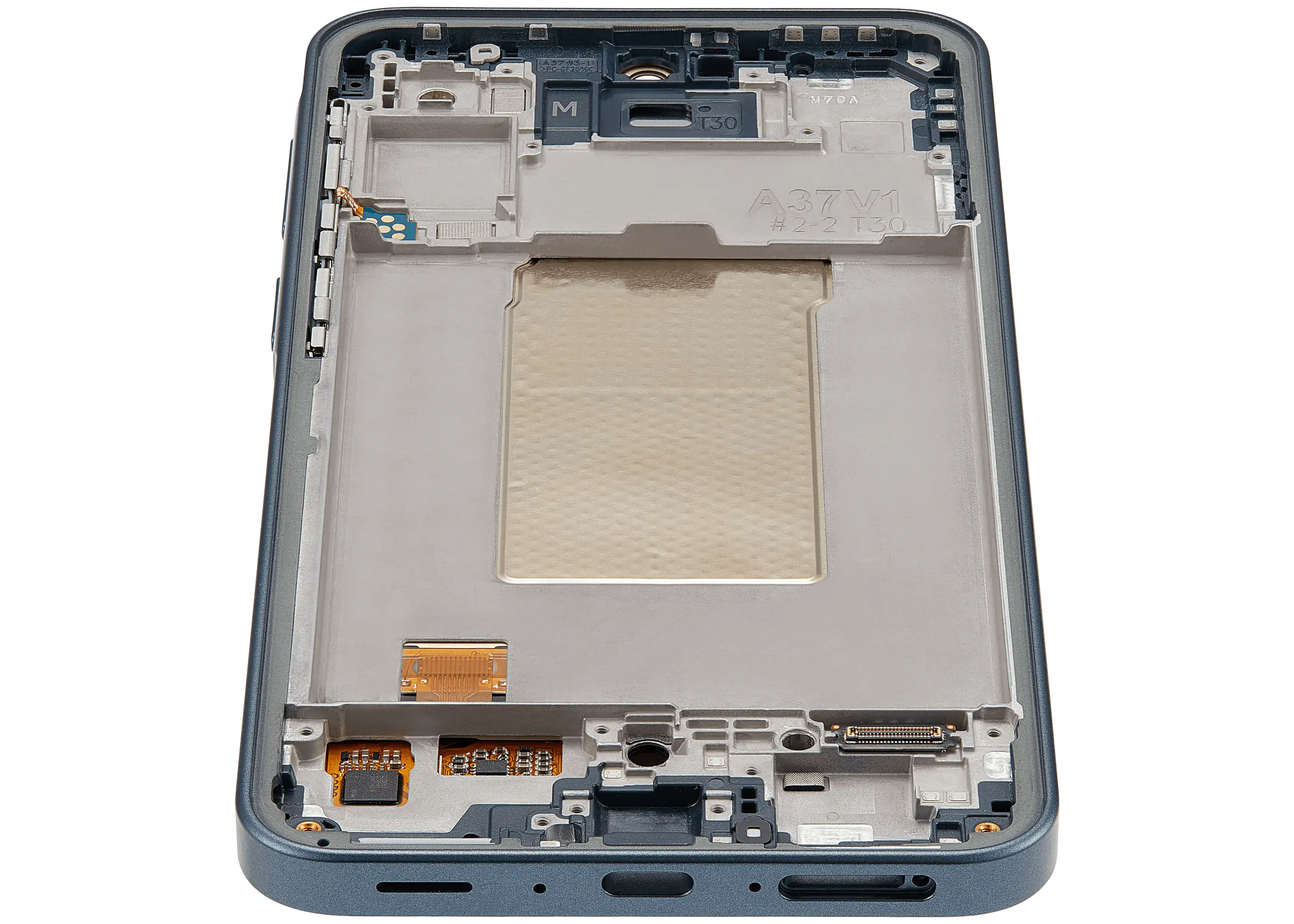 OLED-Display mit Rahmen für Samsung Galaxy A37 5G (A376 / 2026) (Refurbished) (Graygreen)